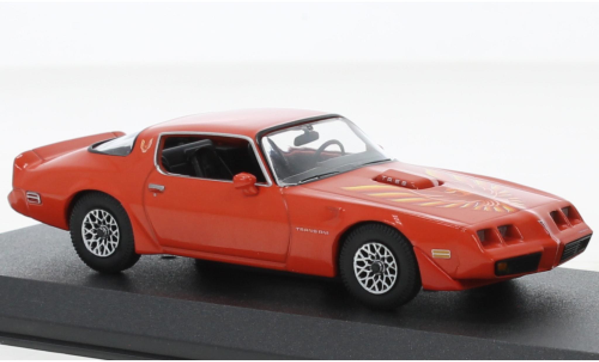 Pontiac Firebird 1/43 Greenlight Trans Am rood clair 1979 modelauto