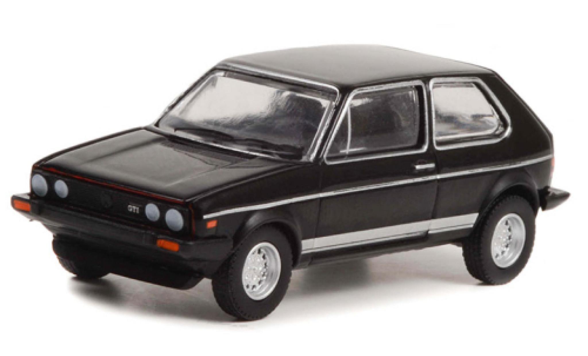 Volkswagen Golf 1/64 Greenlight I GTI zwart 1983 modelauto