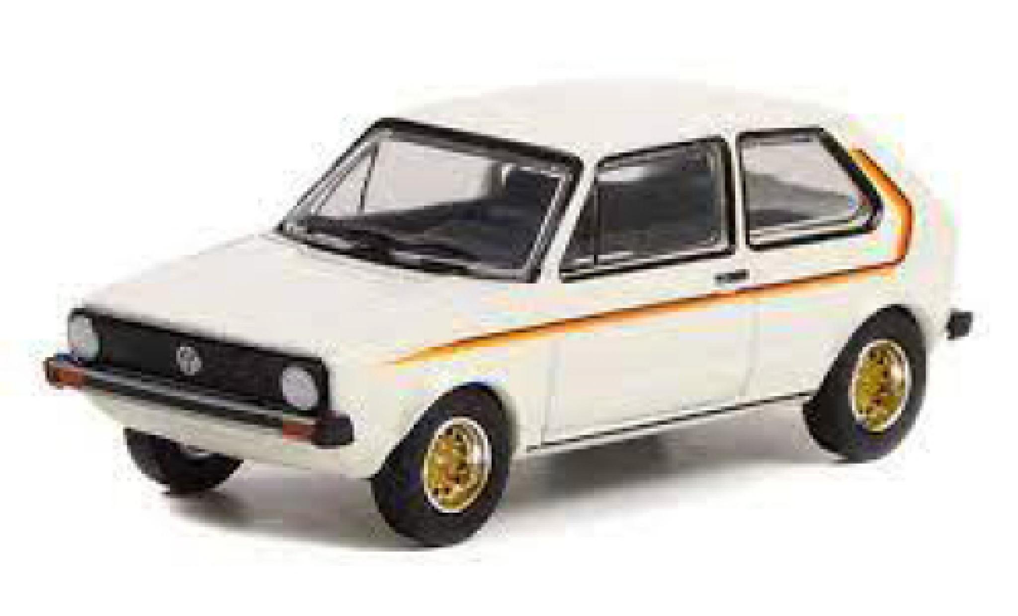 Volkswagen Golf 1/64 Greenlight I Rabbit wit/Dekor 1975 modelauto