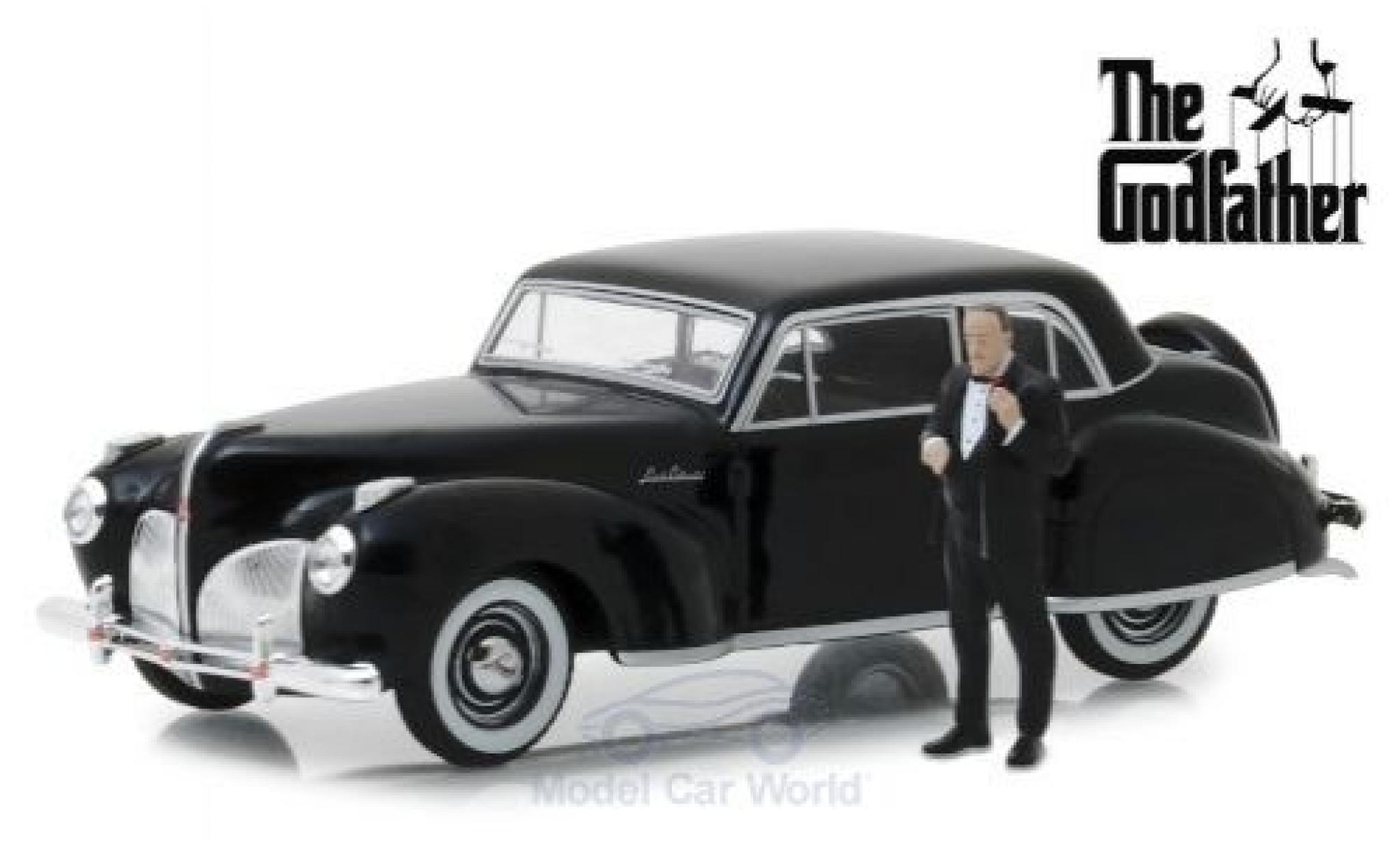 Lincoln Continental 1/43 Greenlight The Godfather 1941 mit Figur modelauto