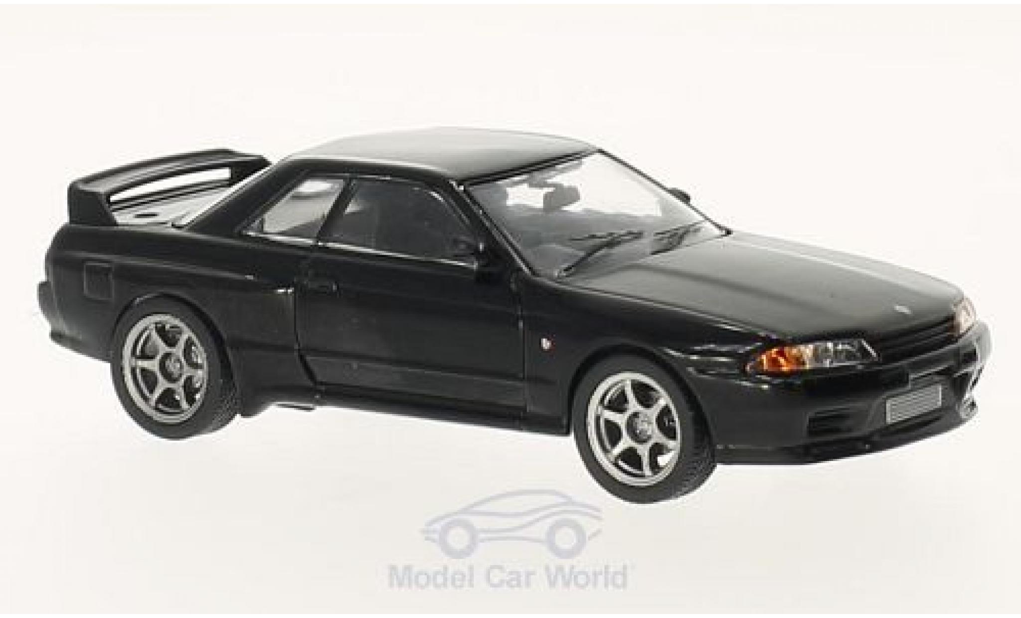 Nissan Skyline 1/43 Greenlight zwart Fast & Furious 7 1989 modelauto