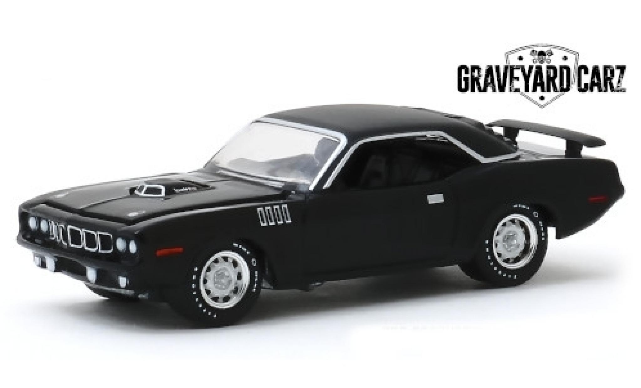 Plymouth Cuda 1/64 Greenlight 340 matt-zwart Graveyard Carz 1971 Gone in 60 Seconds modelauto
