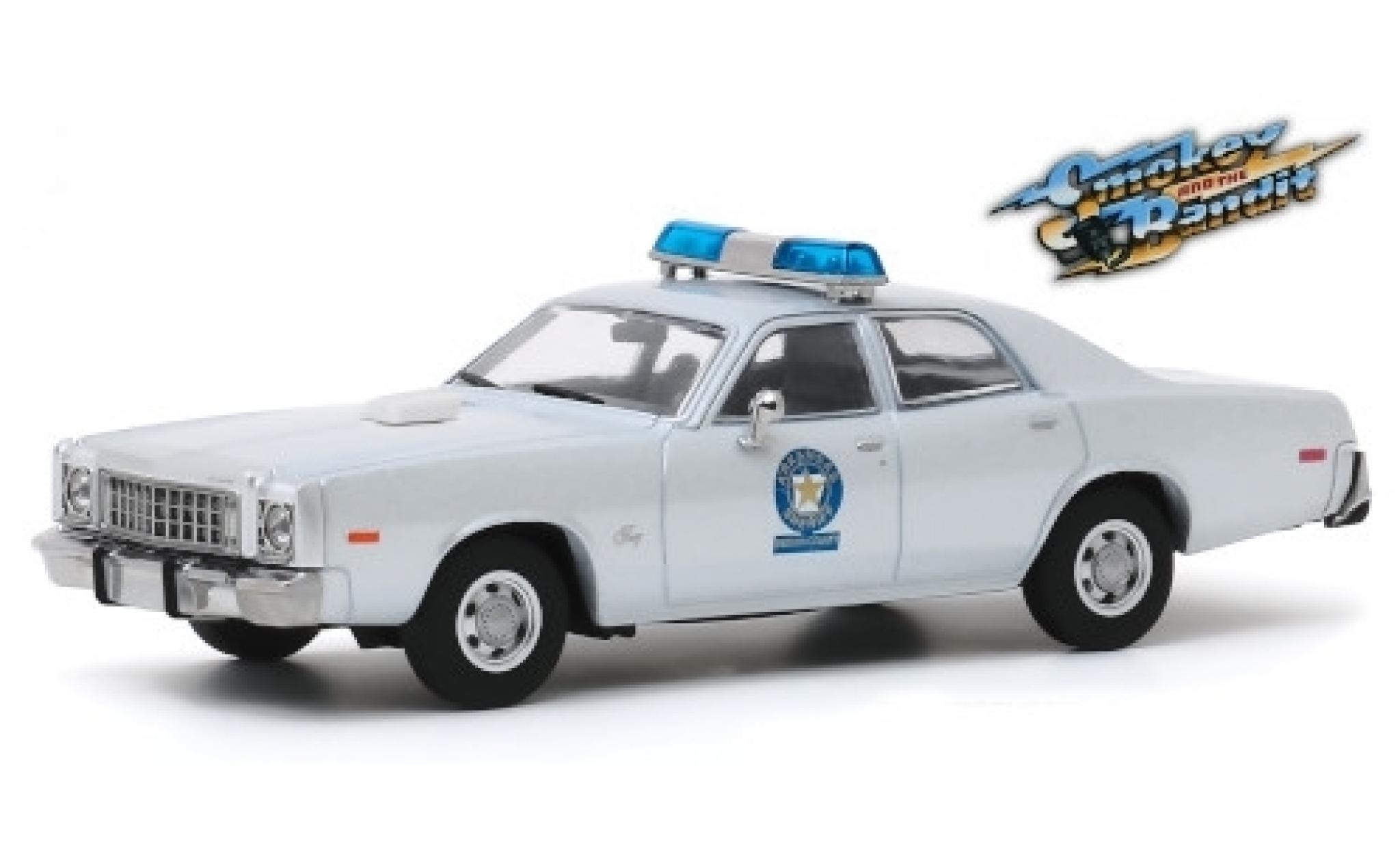 Plymouth Fury 1/43 Greenlight Arkansas Sheriff - Deeson County Politie 1975 Smokey and the Bandit modelauto