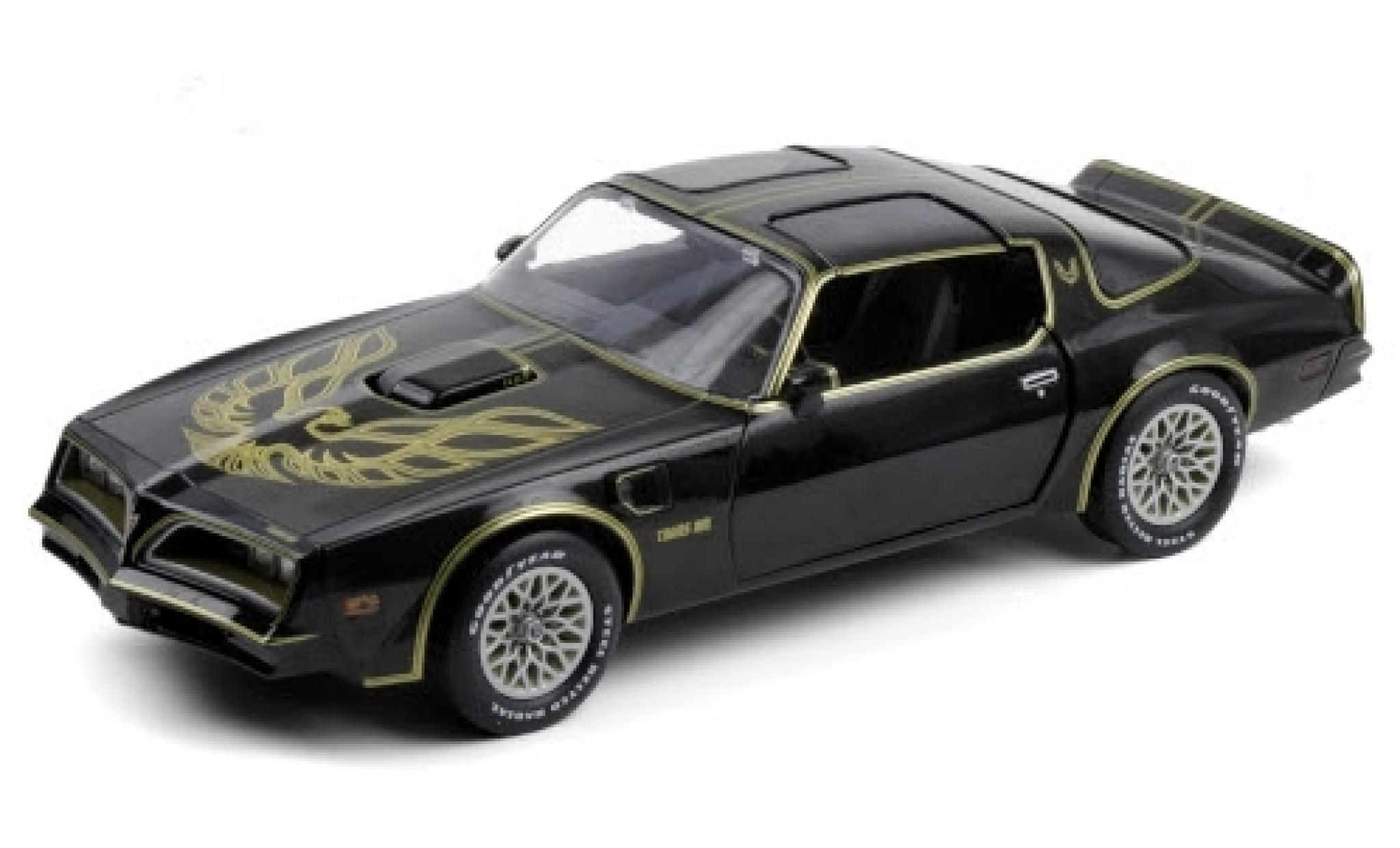 Pontiac Firebird 1/18 Greenlight Trans AM zwart/Dekor 1977 1:18 modelauto