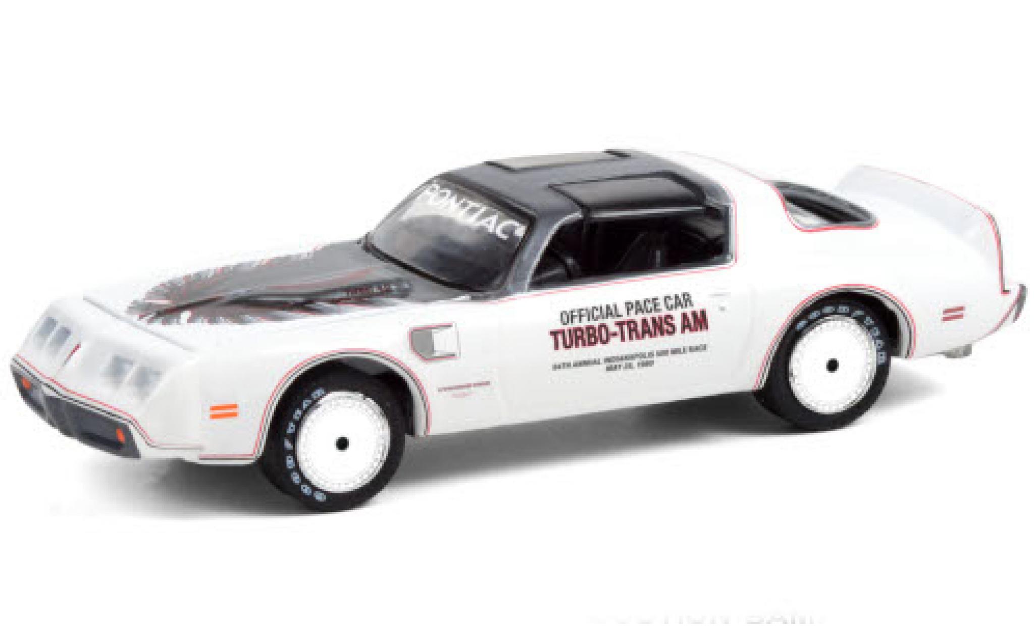Pontiac Firebird 1/64 Greenlight Turbo-Trans Am Indy 500 - Official Pace Car 1980 64th Annual Indianapolis 500 Mile Race modelauto
