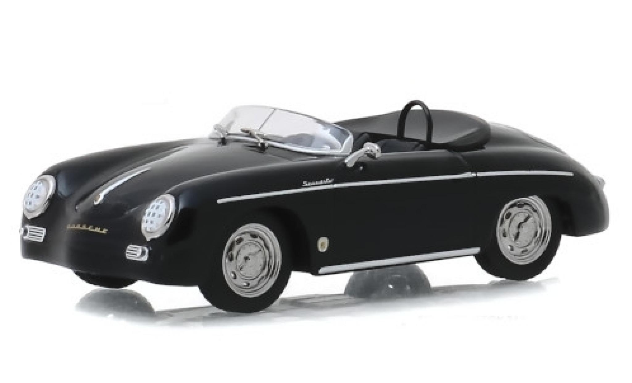 Porsche 356 1/43 Greenlight Speedster Super zwart 1958 modelauto