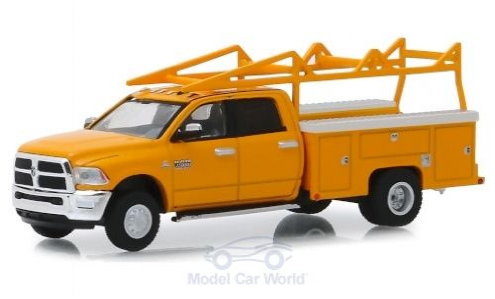 RAM 3 1/64 Greenlight 500 Laramie geel 2018 modelauto
