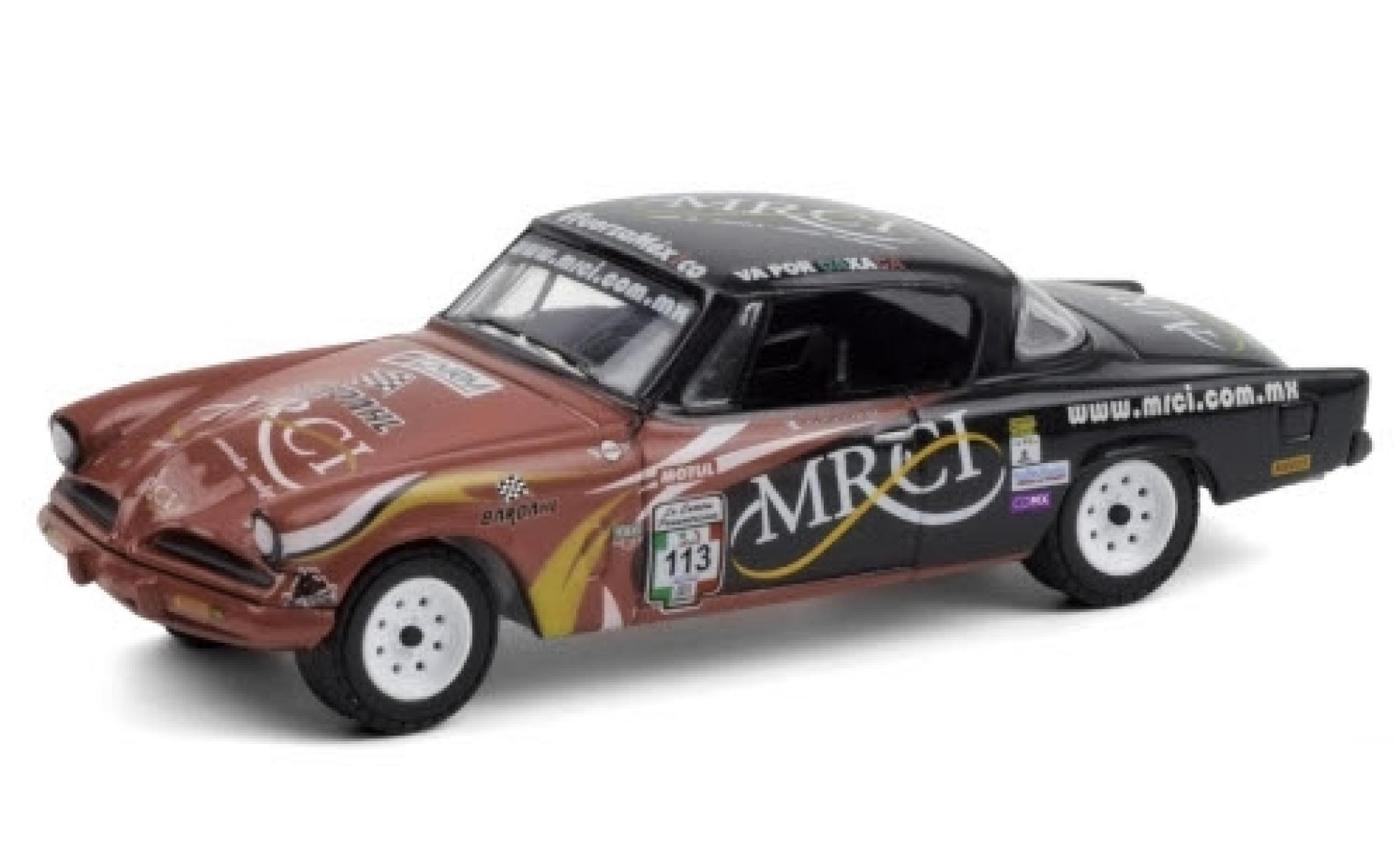 Studebaker Champion 1/64 Greenlight No.113 MRCI Carrera Panamericana Mexico 1953 L.Velazquez modelauto