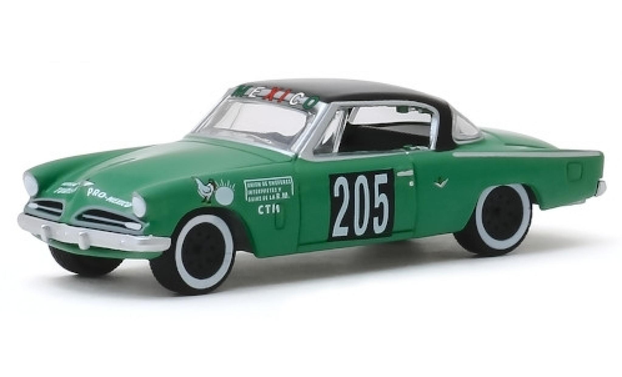 Studebaker Commander 1/64 Greenlight No.205 Carrera Panamericana 1953 modelauto