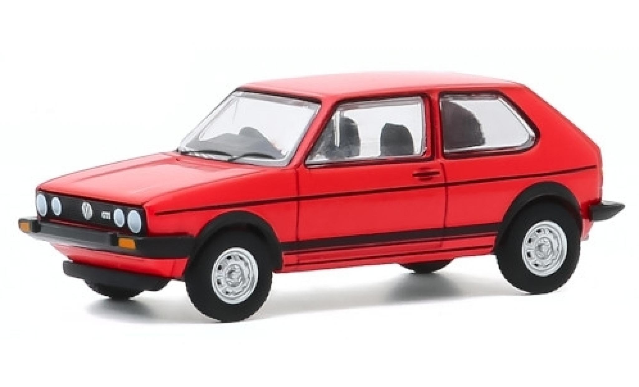 Volkswagen Golf 1/64 Greenlight I GTI rood RHD 1982 modelauto