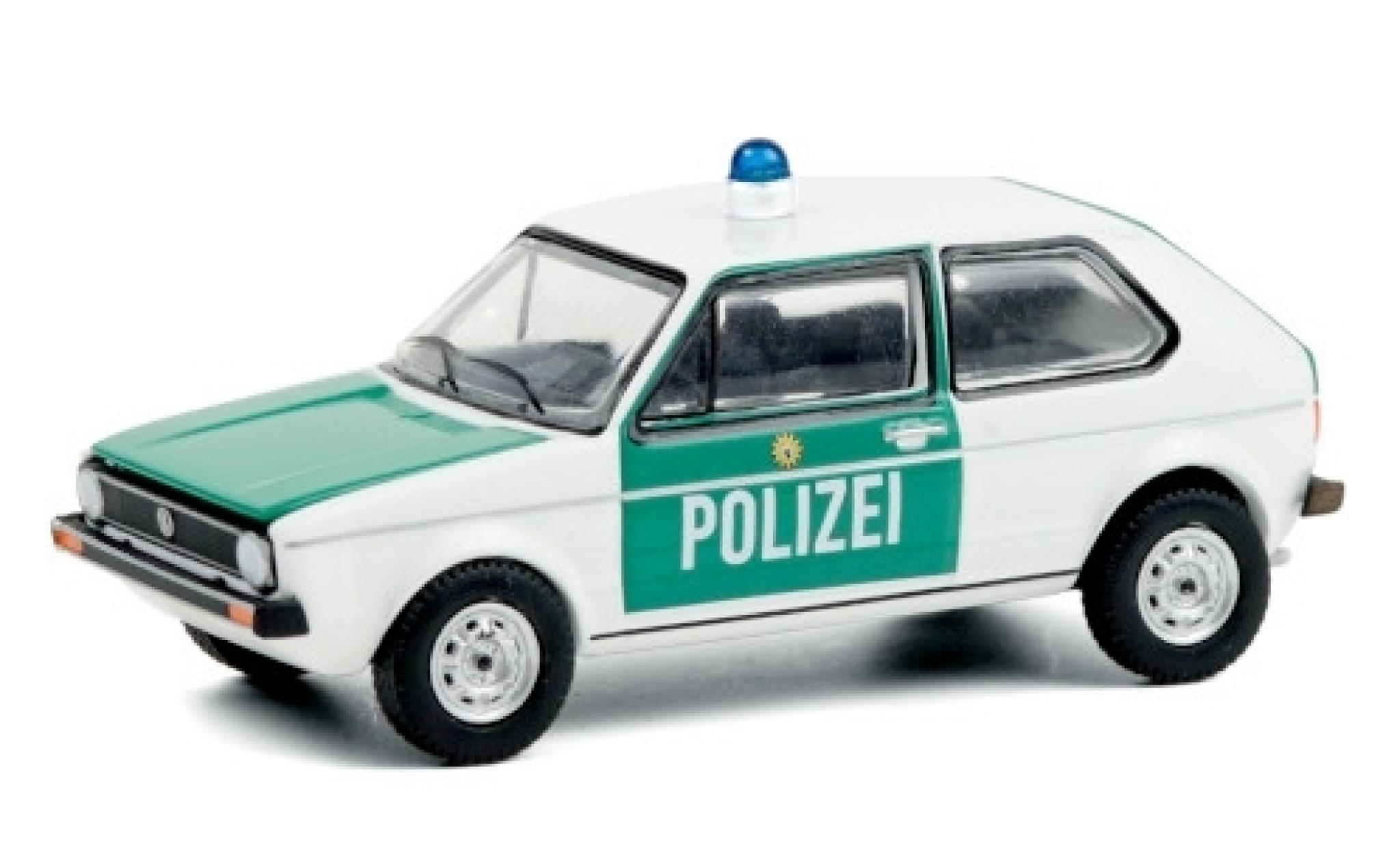 Volkswagen Golf 1/64 Greenlight I Politie Berlin 1974 modelauto