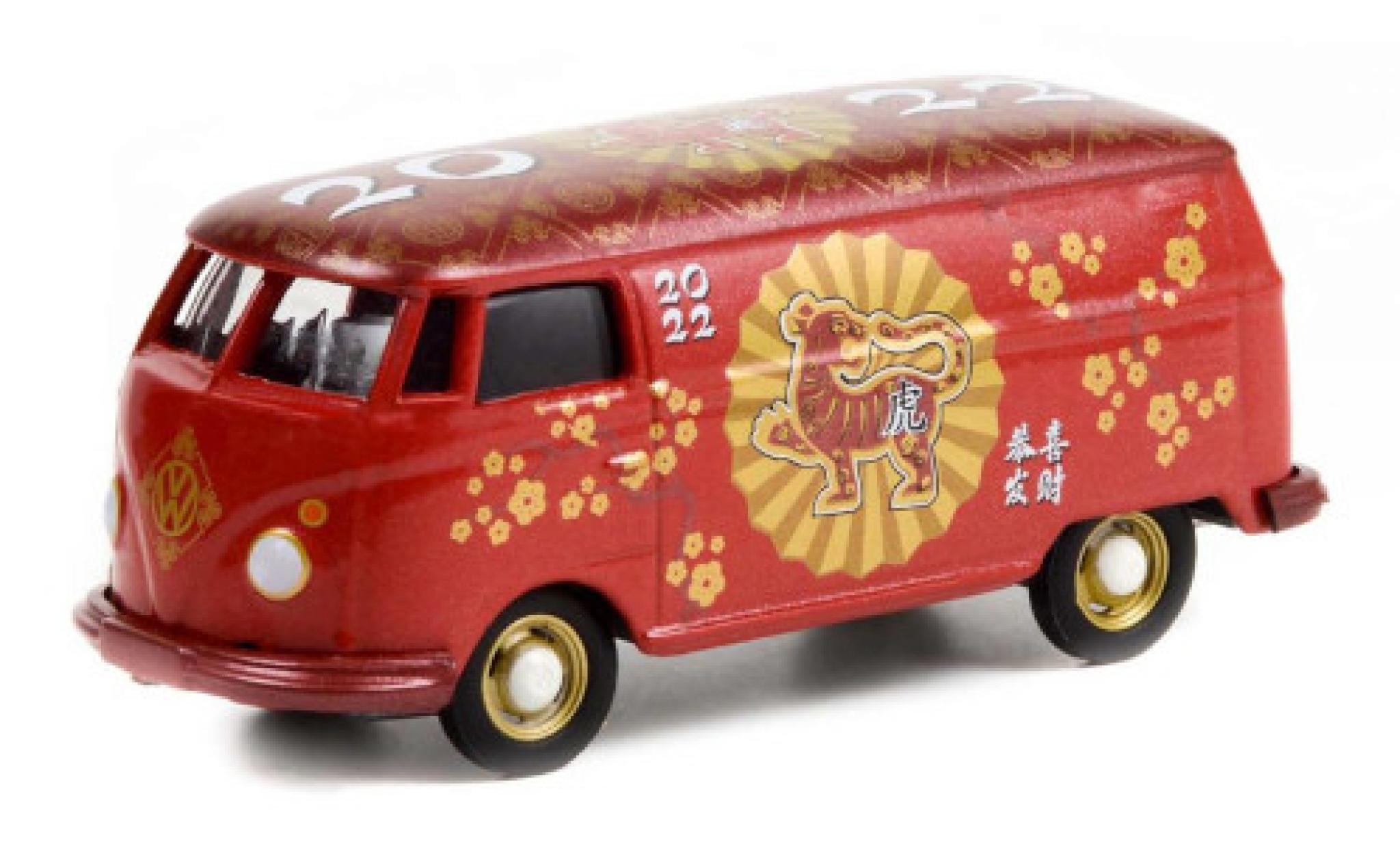 Volkswagen T1 1/64 Greenlight Bestelwagen Year Of The Tiger 2022 modelauto