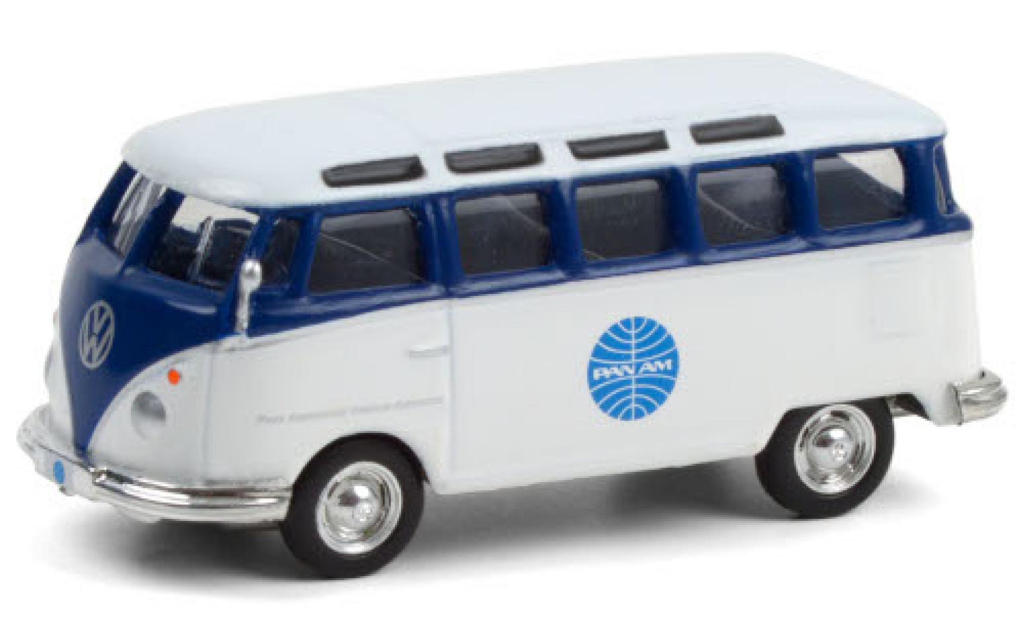 Volkswagen T1 1/64 Greenlight Samba Bus Pan American Airways 1964 modelauto