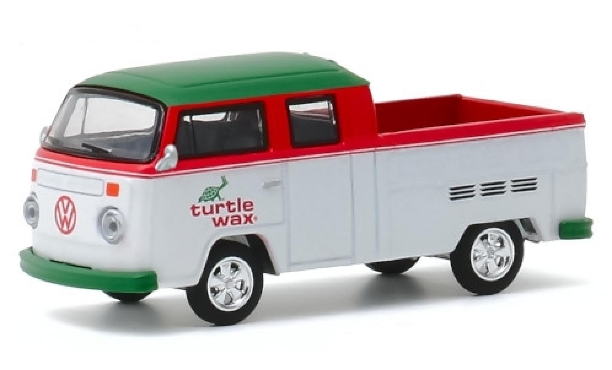 Volkswagen T2 1/64 Greenlight DoKa Turtle Wax 1979 modelauto