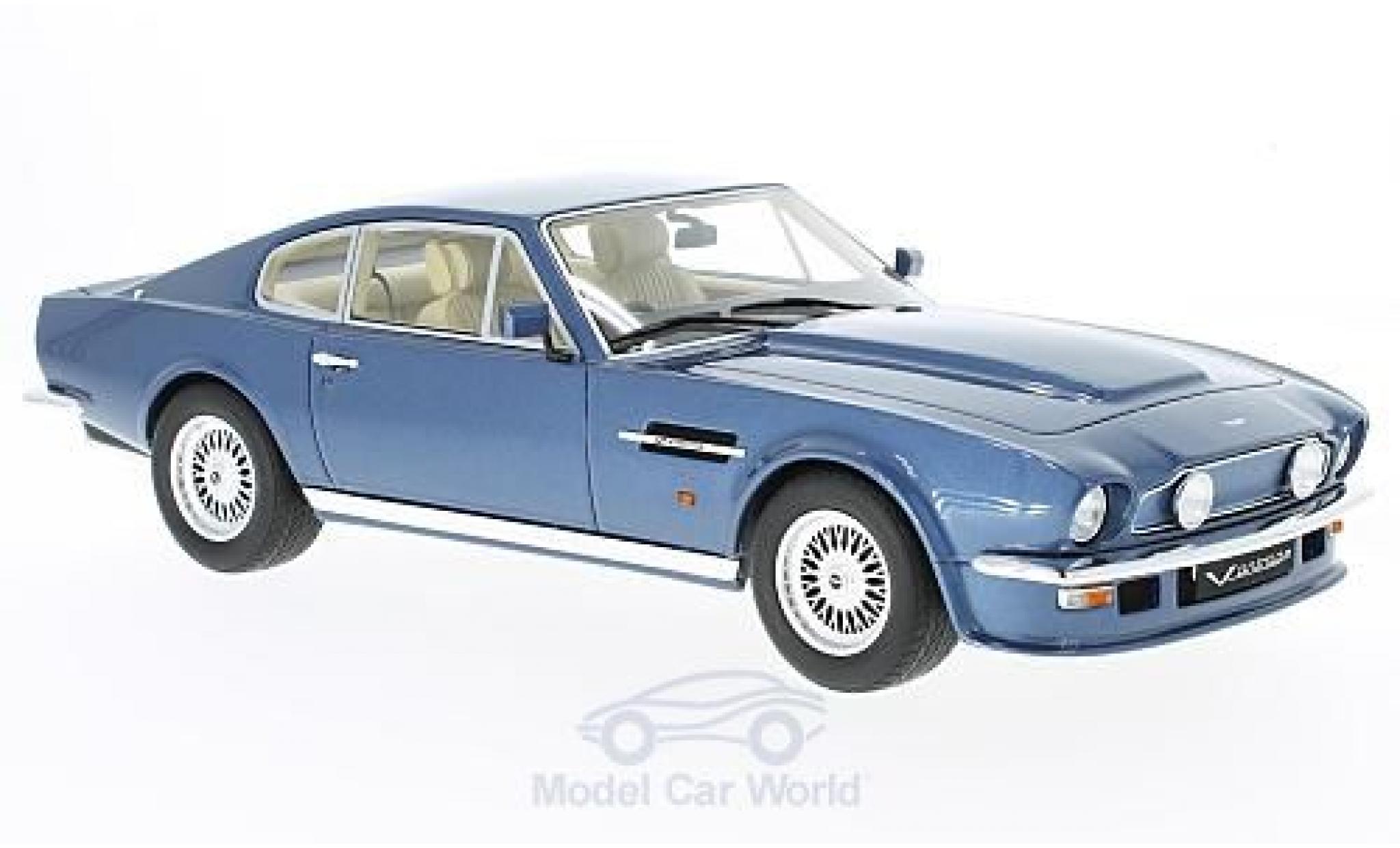 Aston Martin V8 1/18 GT Spirit Vantage V580 X-Pack metallic blauw modelauto
