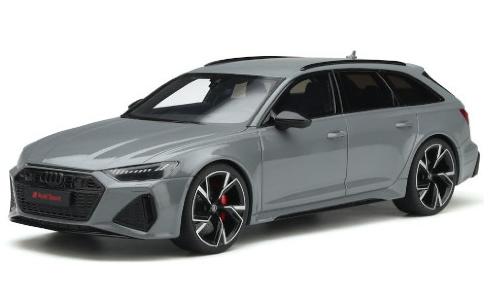 Audi RS6 1/18 GT Spirit Avant grijs 2020 modelauto