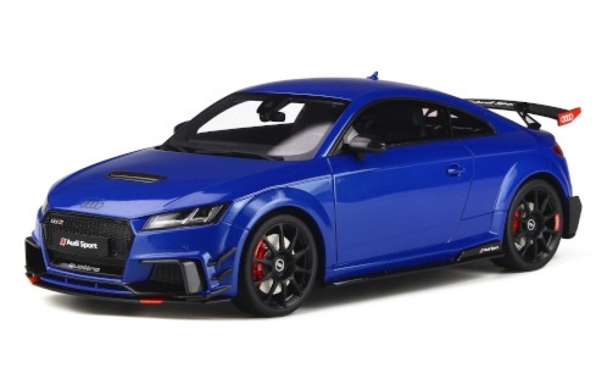 Audi TT 1/18 GT Spirit RS Performance Parts blauw modelauto