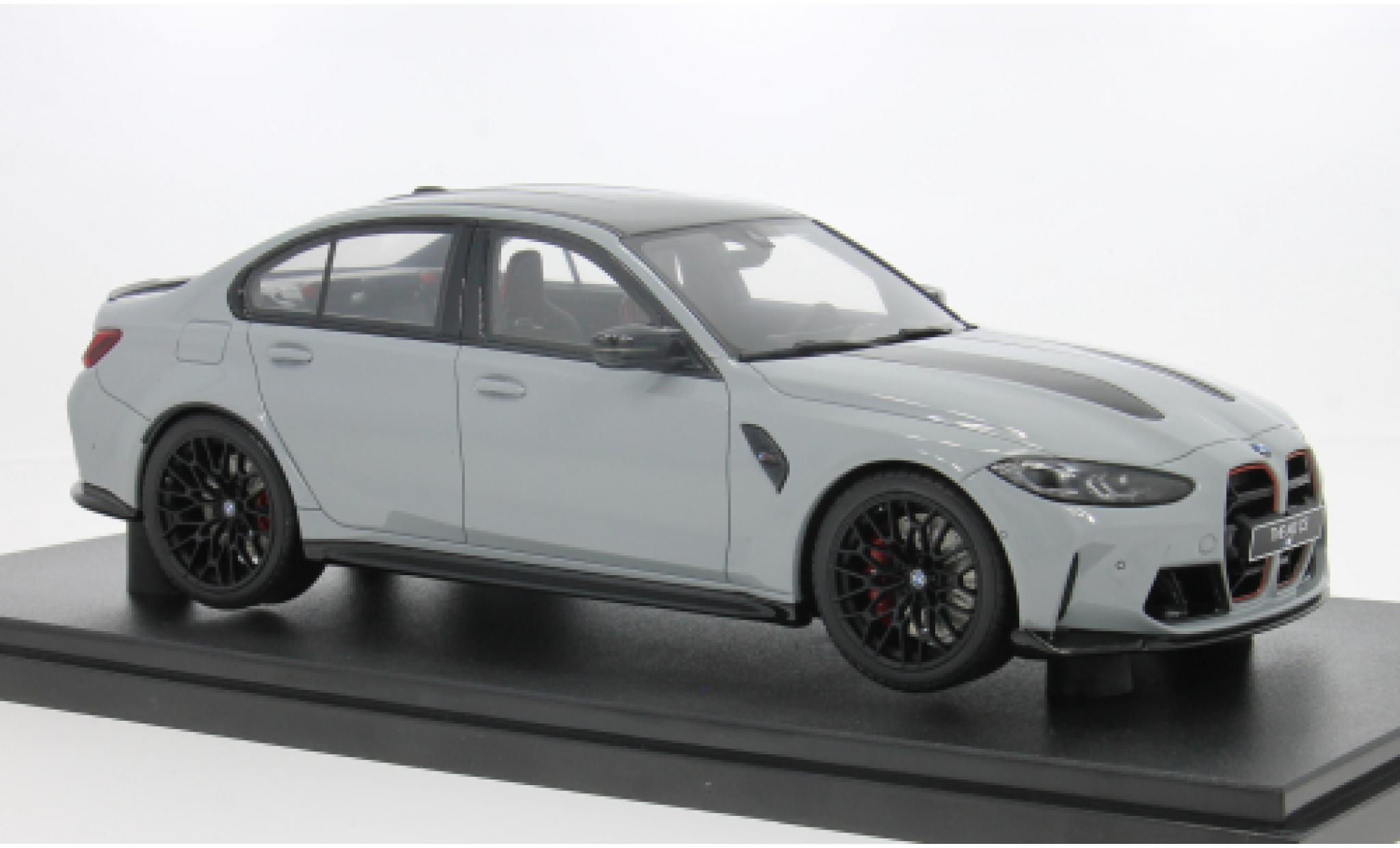 Bmw M3 1/18 GT Spirit CS M Brooklyn grijs 2023 1:18 modelauto