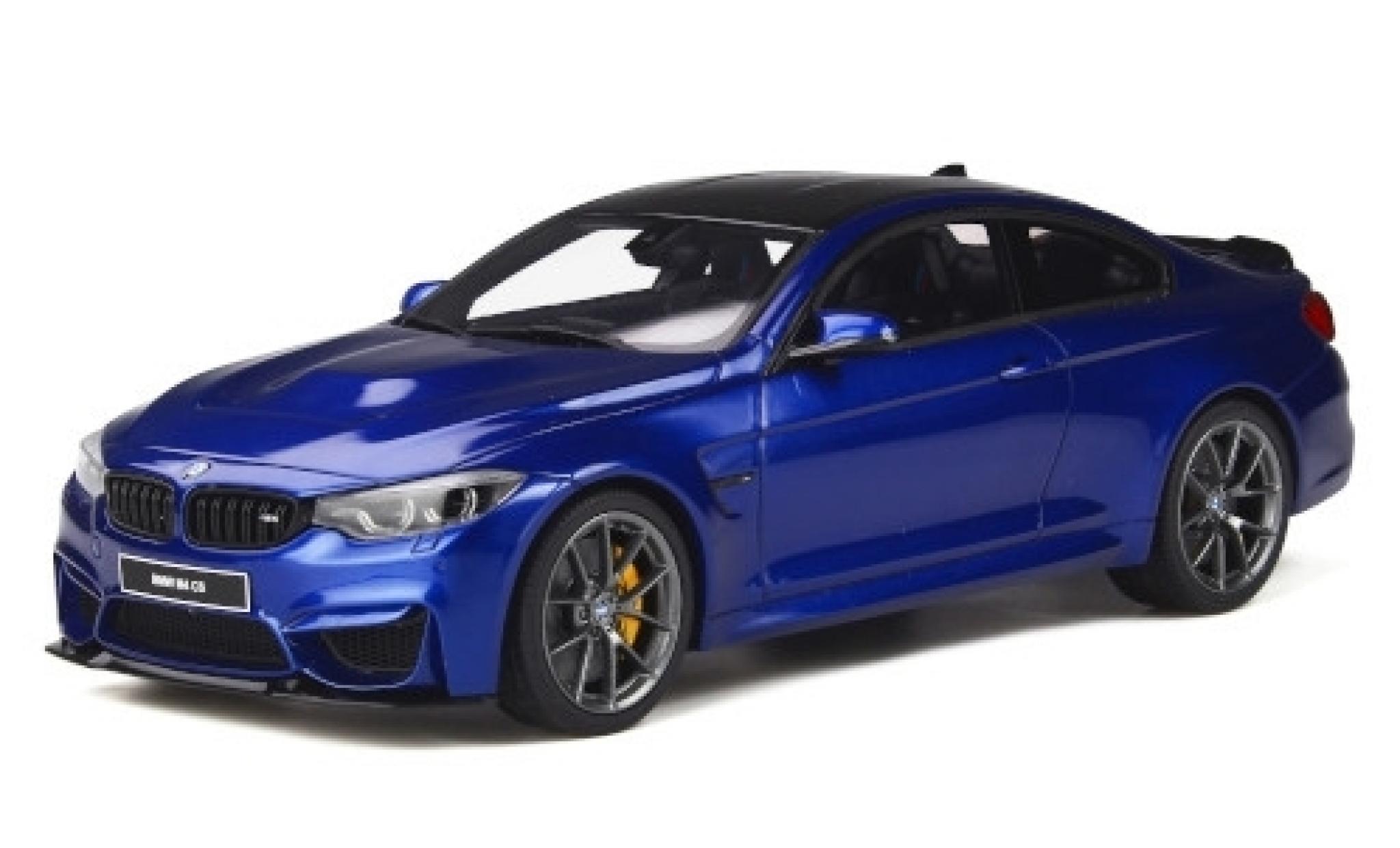 Bmw M4 1/18 GT Spirit CS (F82) metallic blauw 2017 modelauto