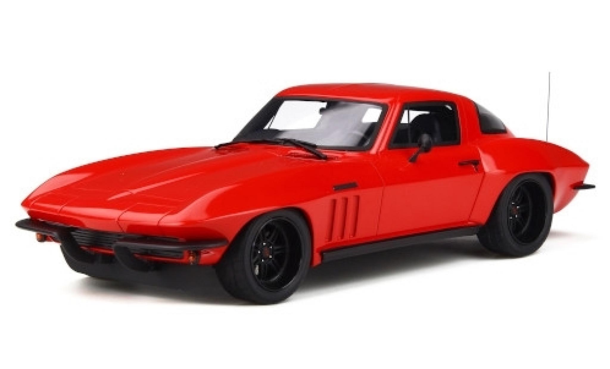 Chevrolet Corvette 1/18 GT Spirit C2 Optima Ultima rood modelauto