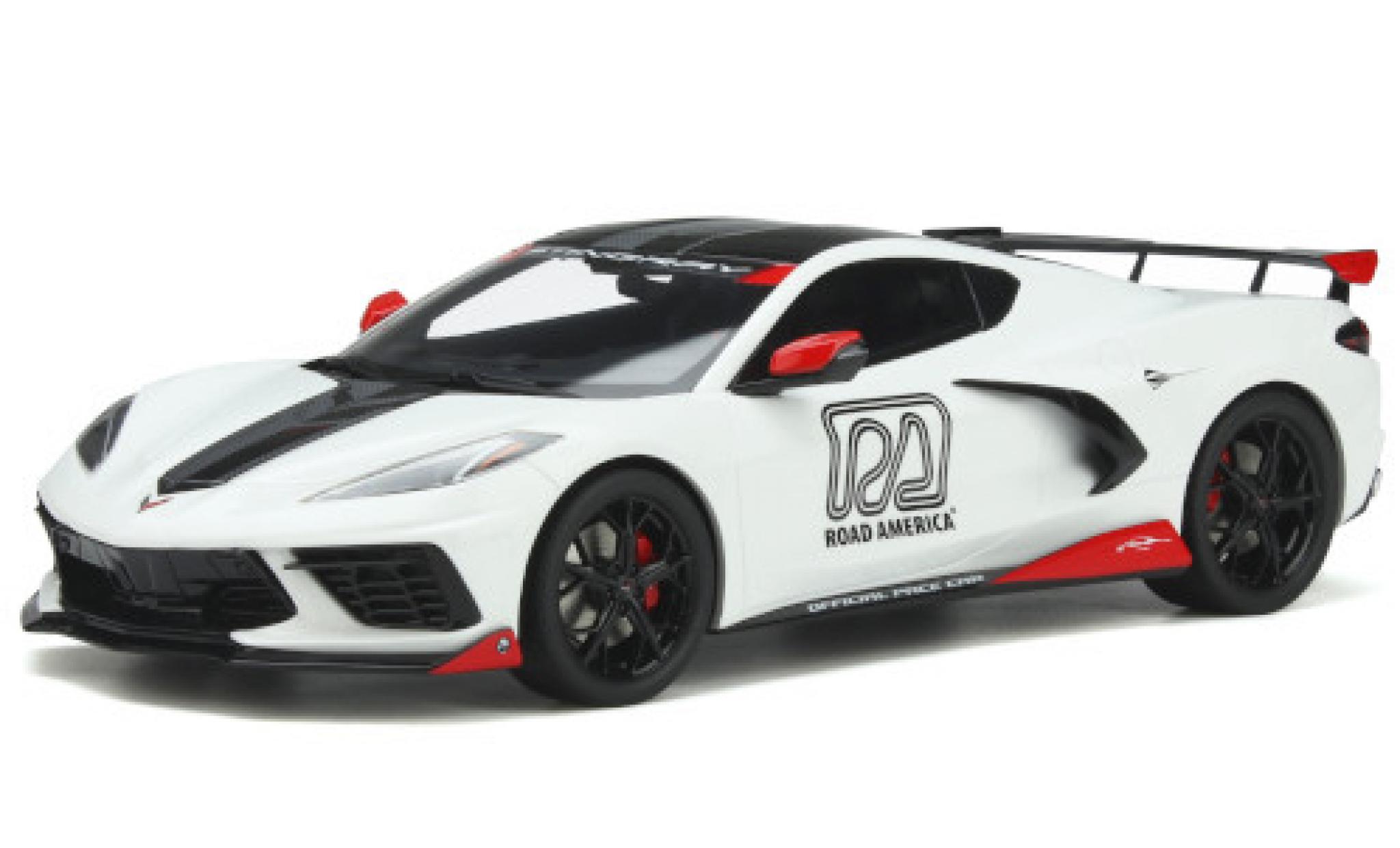Chevrolet Corvette 1/18 GT Spirit C8 Pace Car IMSA Road America 2020 modelauto