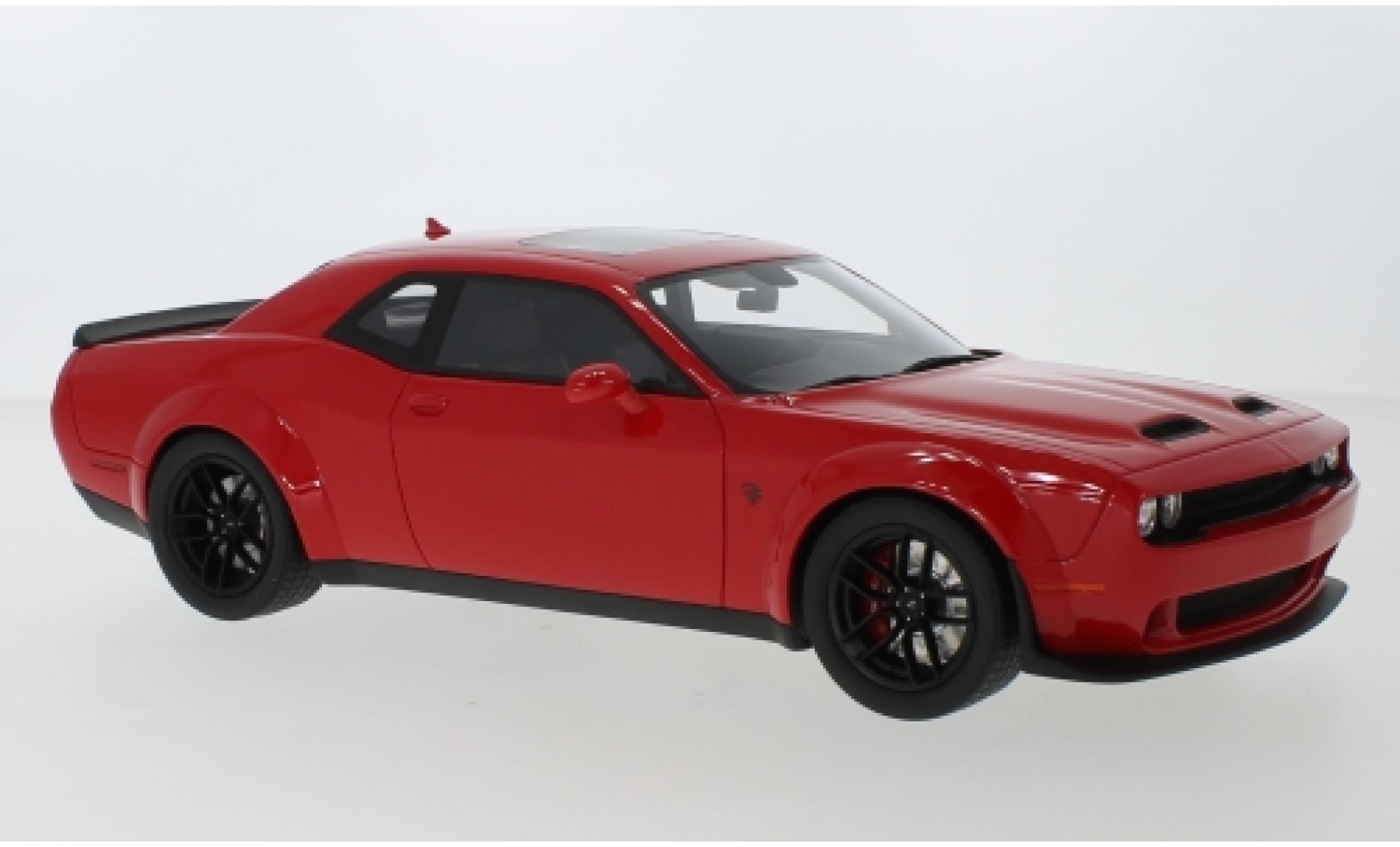 Dodge Challenger 1/18 GT Spirit SRT Hellcat Redeye Widebody rood 2019 modelauto