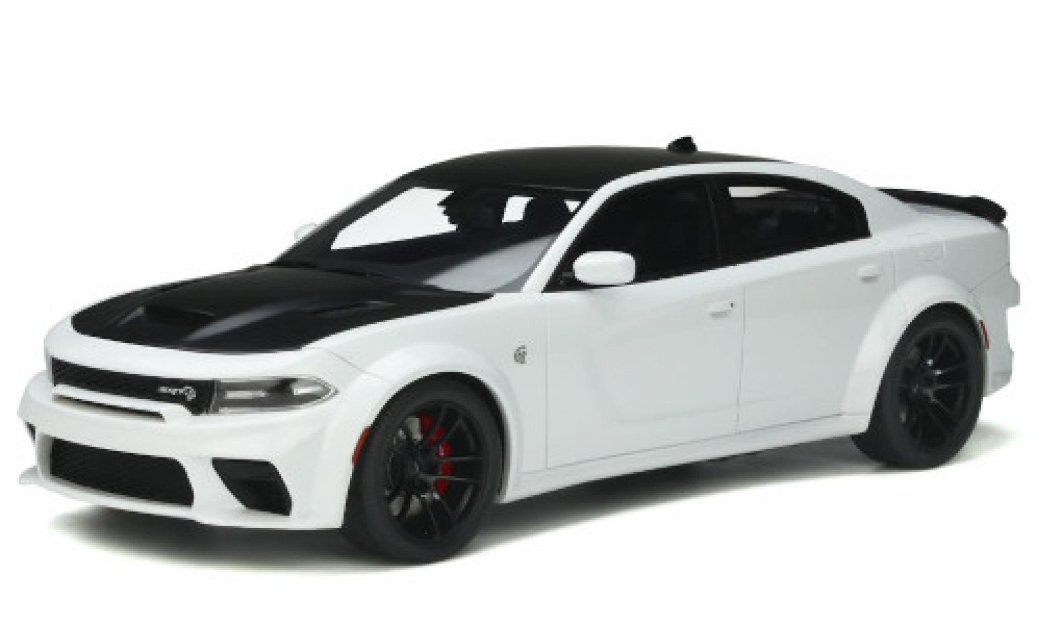 Dodge Charger 1/18 GT Spirit SRT Hellcat Redeye wit/matt-zwart 2021 modelauto