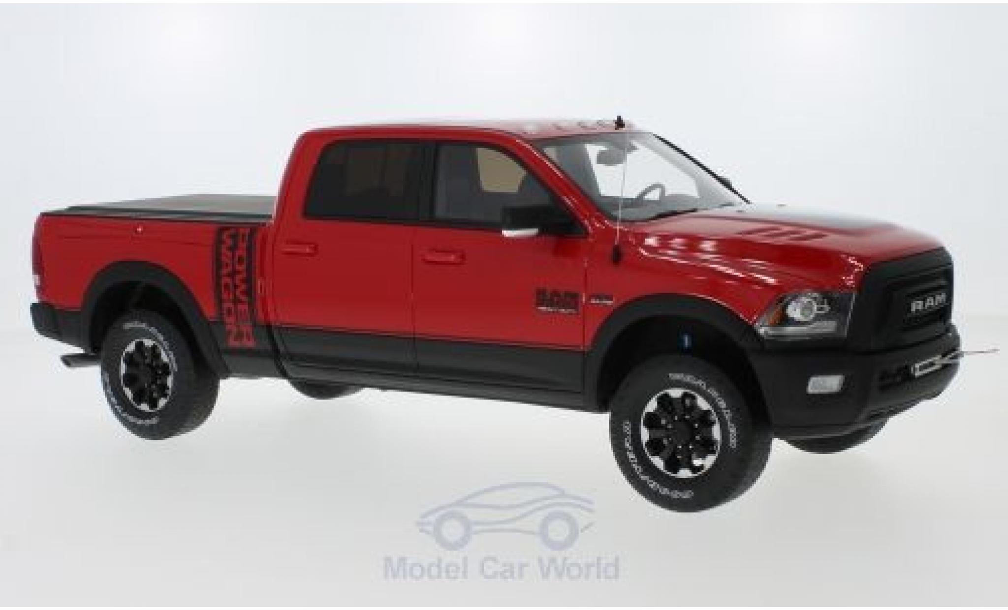 Dodge RAM 1/18 GT Spirit Ram 2500 Power Wagon rood 2017 modelauto