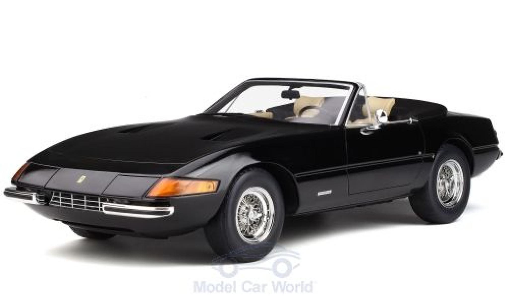 Ferrari 365 GTB/4 1/12 GT Spirit GTB/4 Daytona Spyder zwart 1972 modelauto