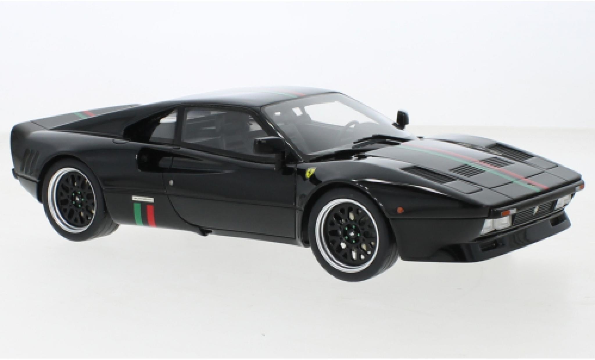 Ferrari 288 1/18 GT Spirit GTO zwart modelauto