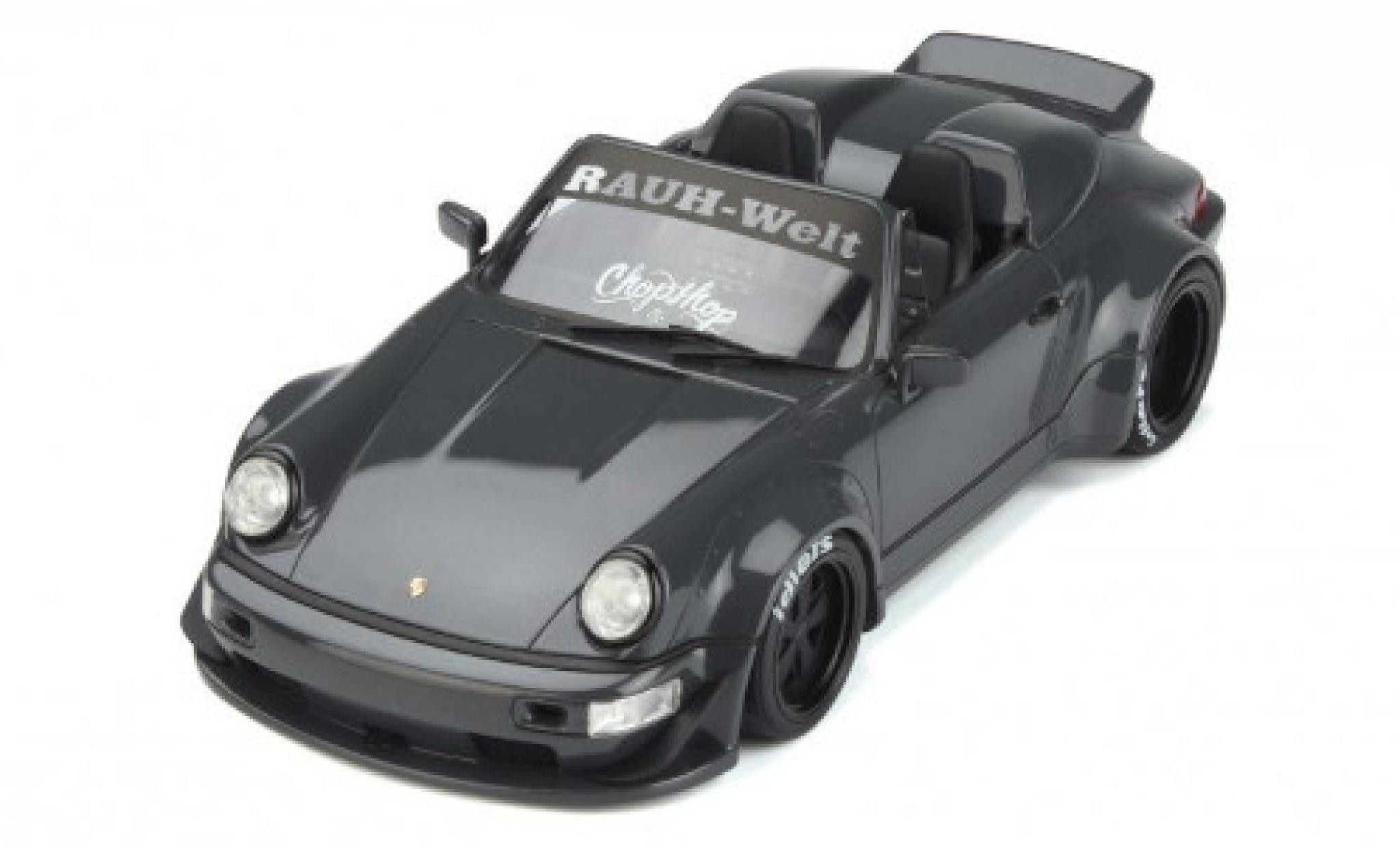 Porsche 964 RWB 1/18 GT Spirit 911  Body-Kit Yabai grijs modelauto