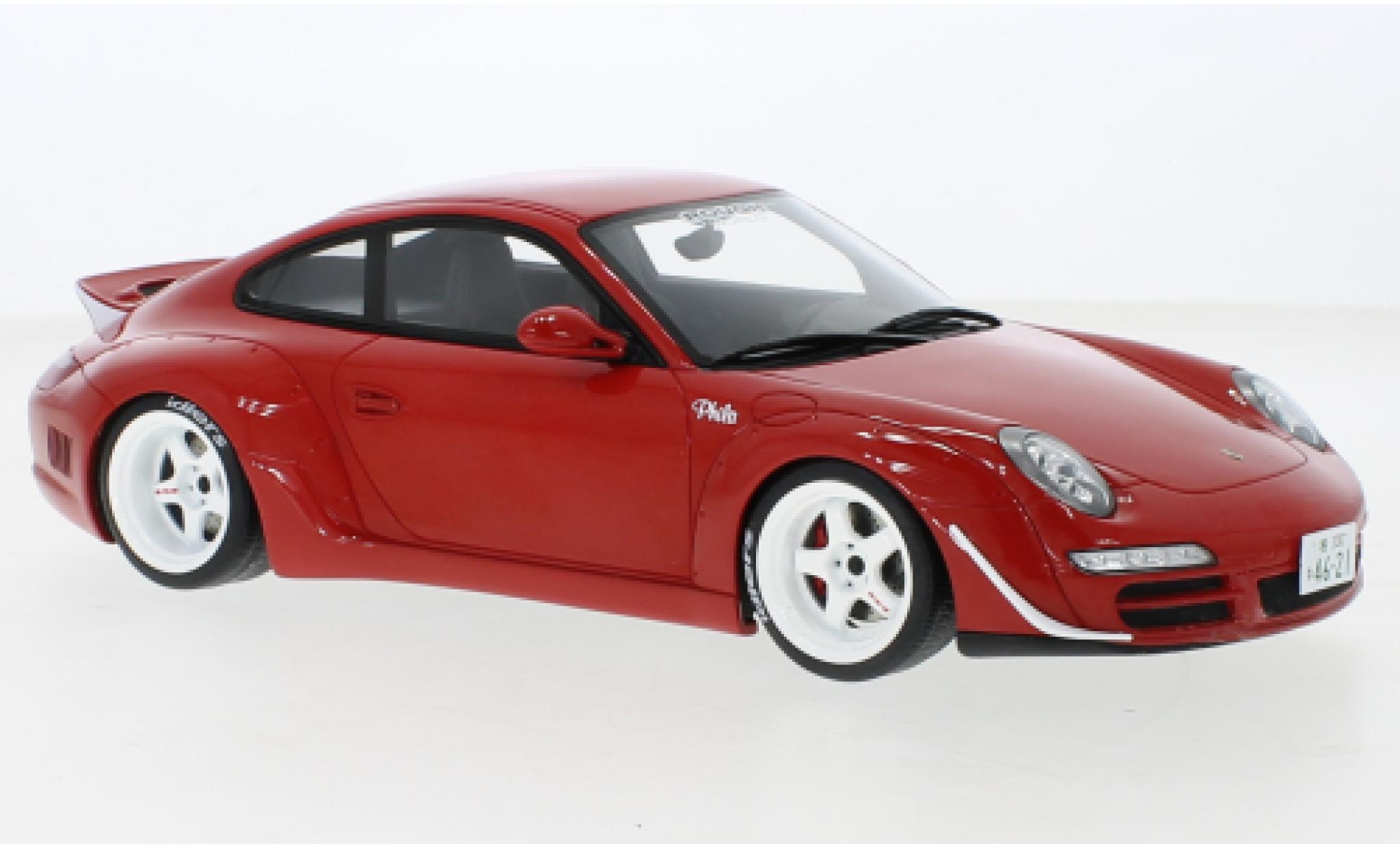 Porsche 911 1/18 GT Spirit RWB rood Aka Phila 2021 modelauto