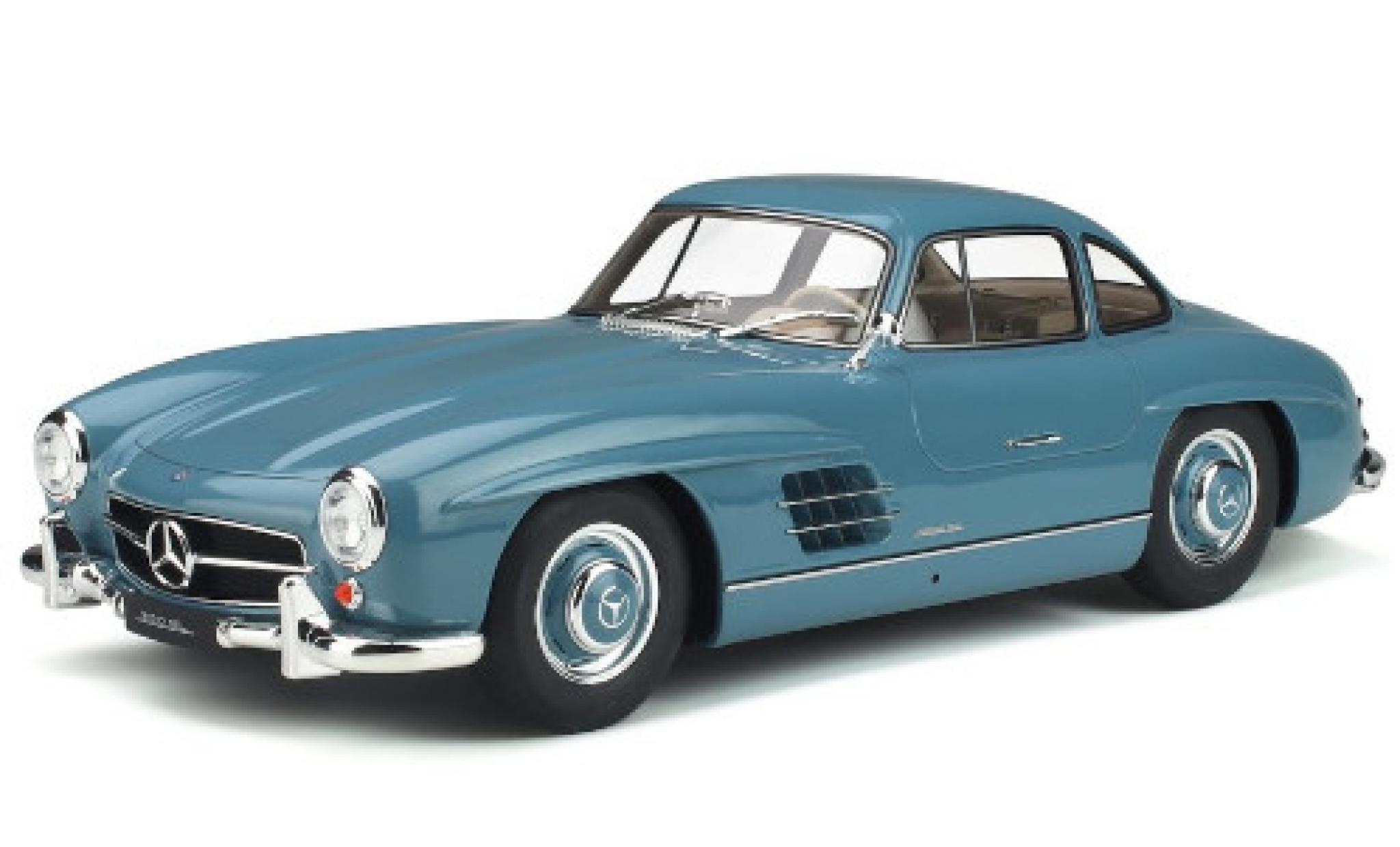 Mercedes 300 1/12 GT Spirit SL (W198) blauw 1954 modelauto