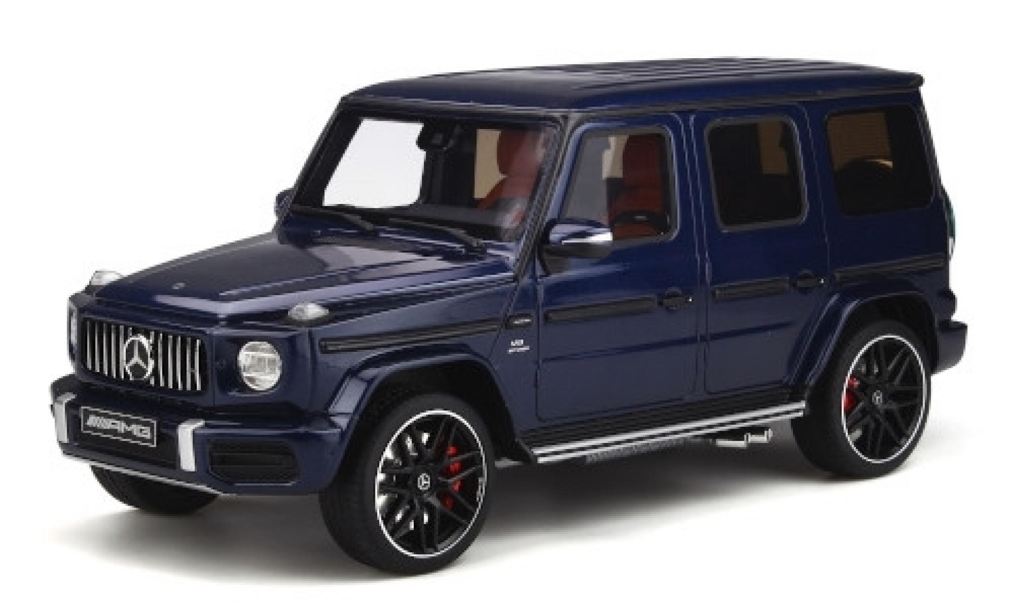 Mercedes Classe G 1/18 GT Spirit AMG G63 blauw 2020 modelauto