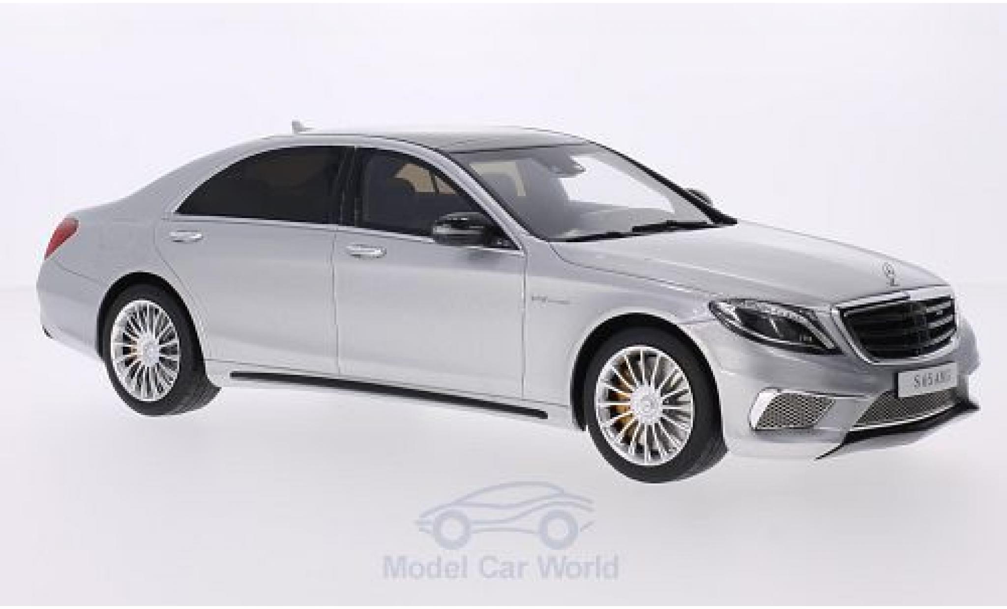 Mercedes Classe S 1/18 GT Spirit AMG S65 (W222) grijs 2016 modelauto