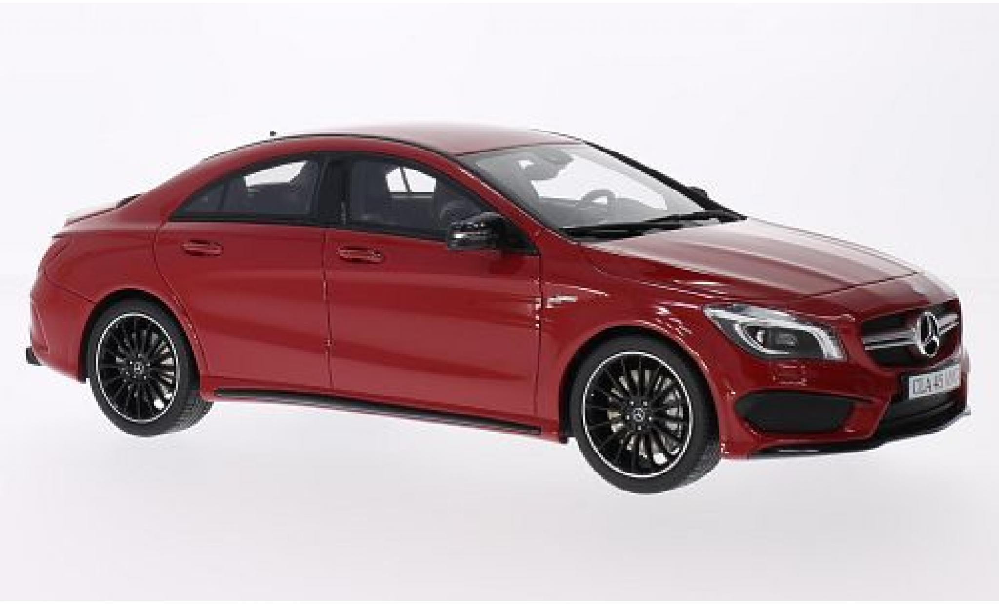 Mercedes CLA 1/18 GT Spirit 45 AMG rood modelauto