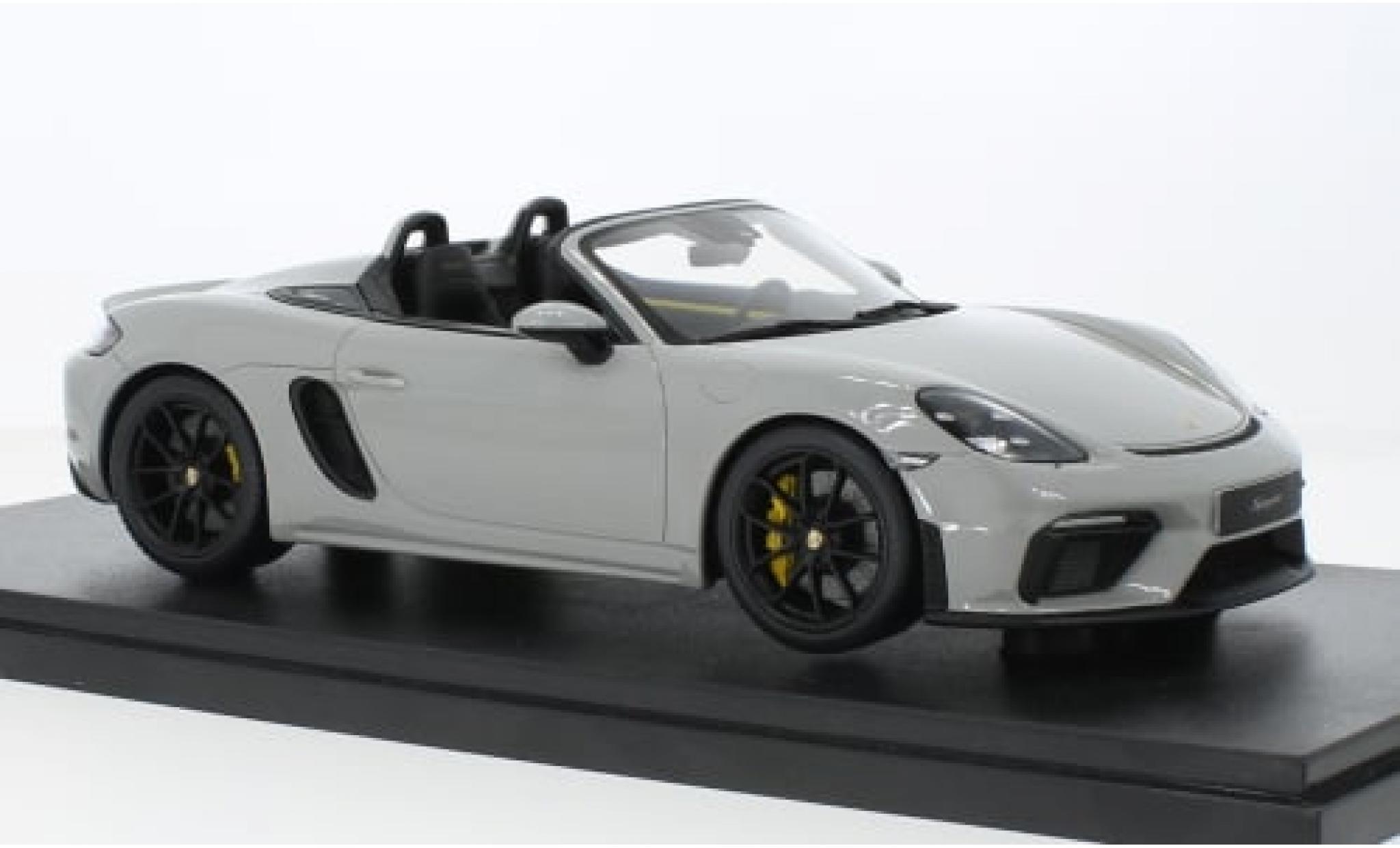 Porsche 718 1/18 GT Spirit Spyder grijs 1:18 modelauto