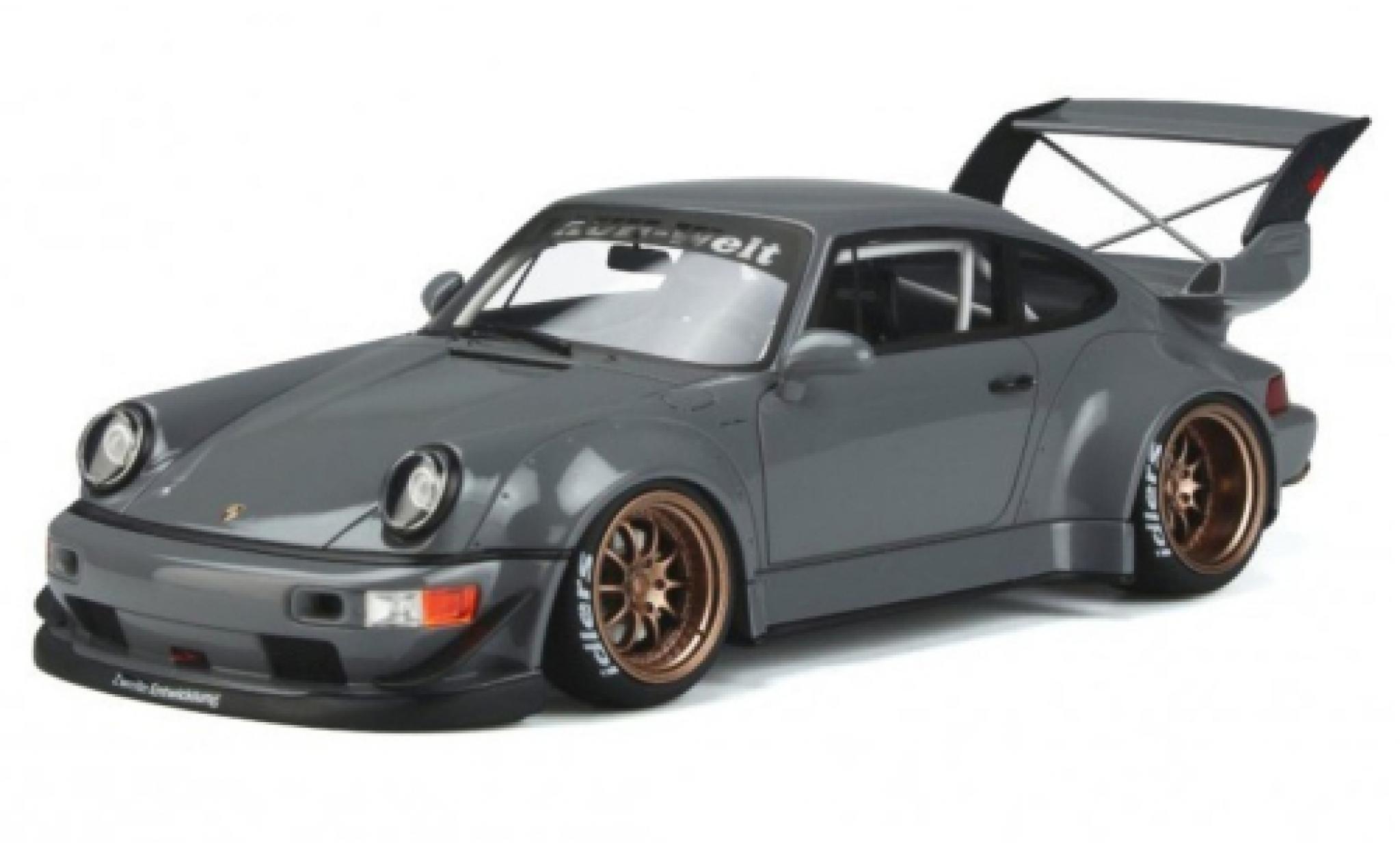Porsche 964 RWB 1/18 GT Spirit 911 () RWB Body Kit Akiba grijs 1992 modelauto