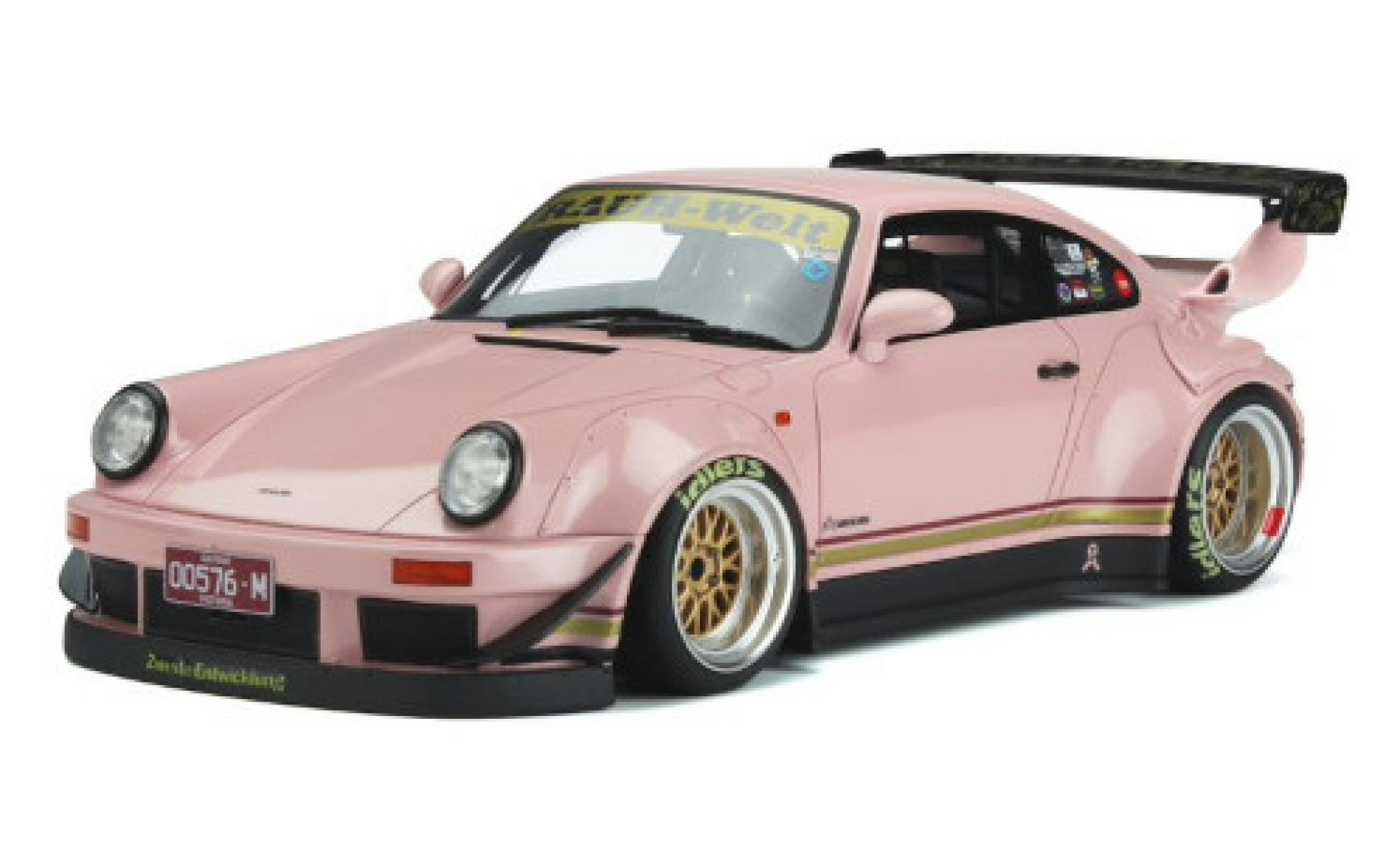 Porsche 964 RWB 1/18 GT Spirit 911 () RWB roze Southern Cross 1992 modelauto