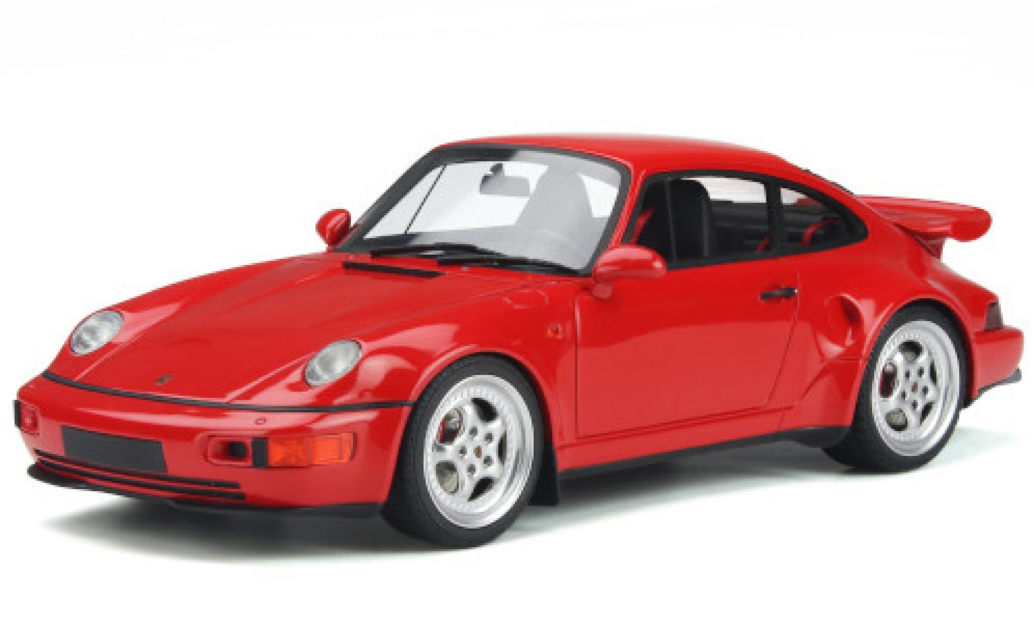 Porsche 964 Turbo 1/18 GT Spirit 911 () Turbo S Flachbau rood 1994 modelauto