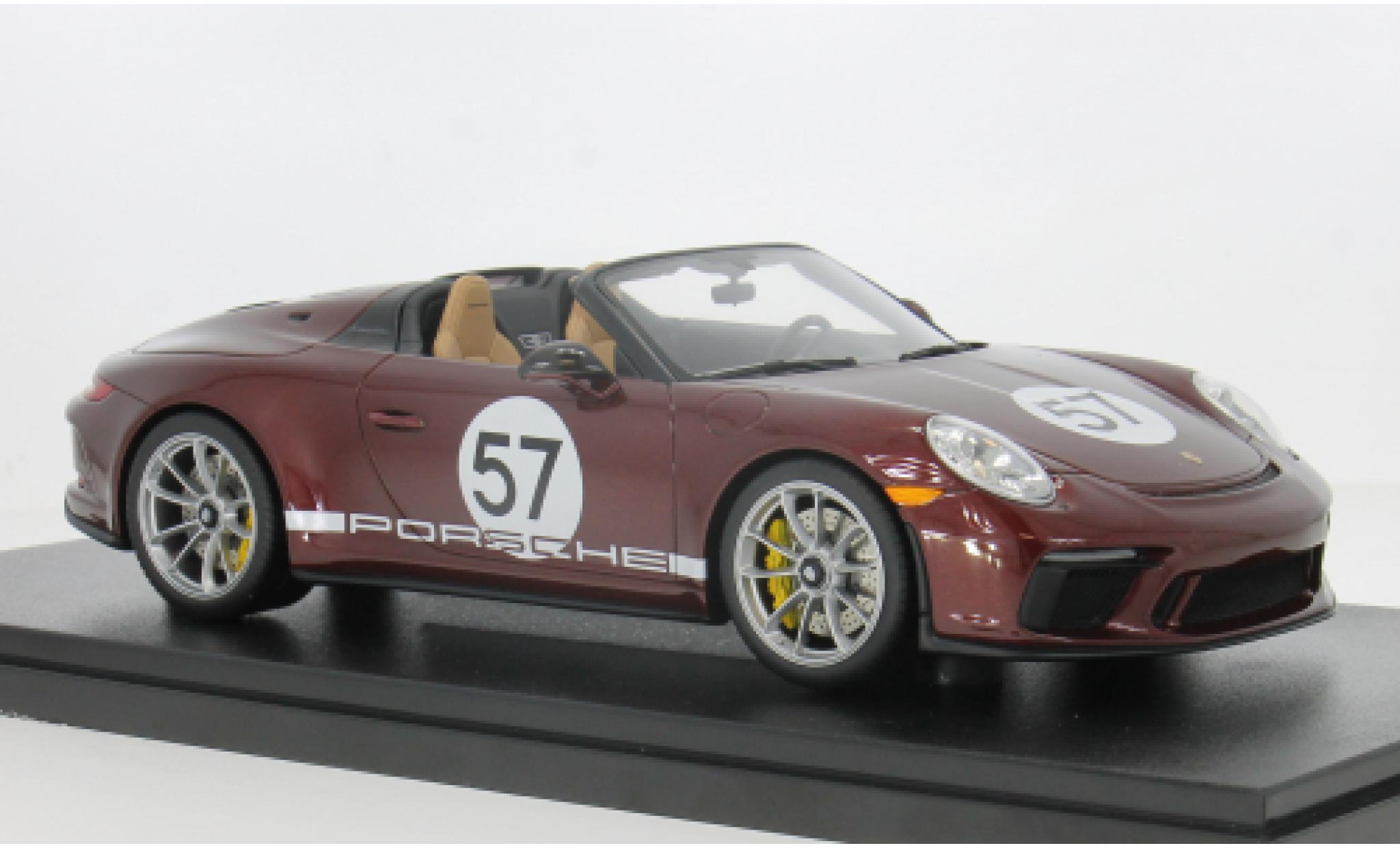 Porsche 992 Speedster 1/18 GT Spirit 911 (991.2) rood 2019 1:18 modelauto
