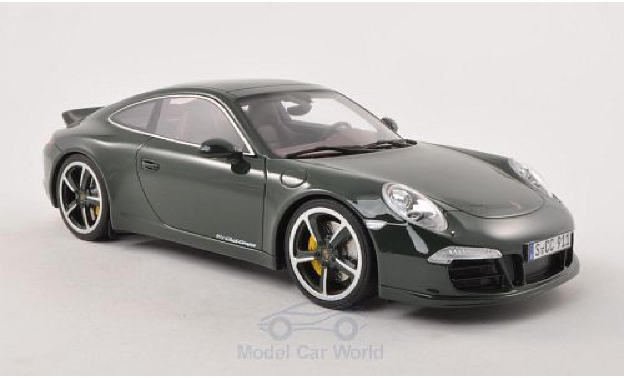 Porsche 991 SC 1/18 GT Spirit 911 () Club Coupe groen 2012 T&uuml;ren und Hauben geschlossen modelauto