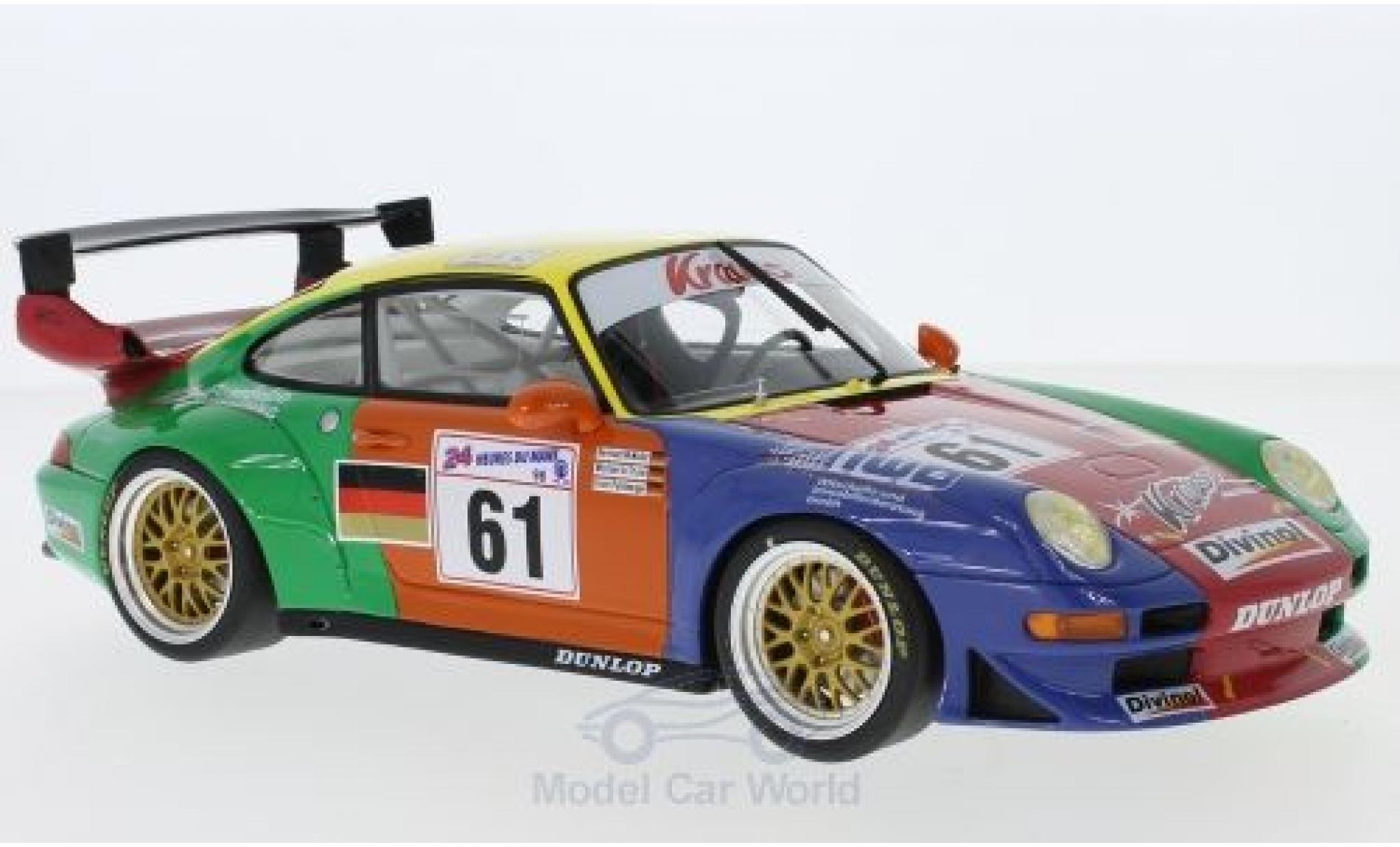 Porsche 996 GT2 1/18 GT Spirit 911 (993) GT2 No.61 Krauss Race Sports Intl. 24h Le Mans 1998 B.M&uuml;ller/M.Trunk/E.Palmberger modelauto