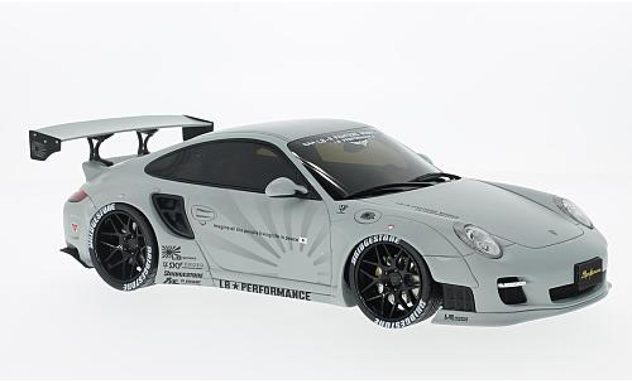 Porsche 997 1/18 GT Spirit 911 () LB Performance matt-grijs modelauto