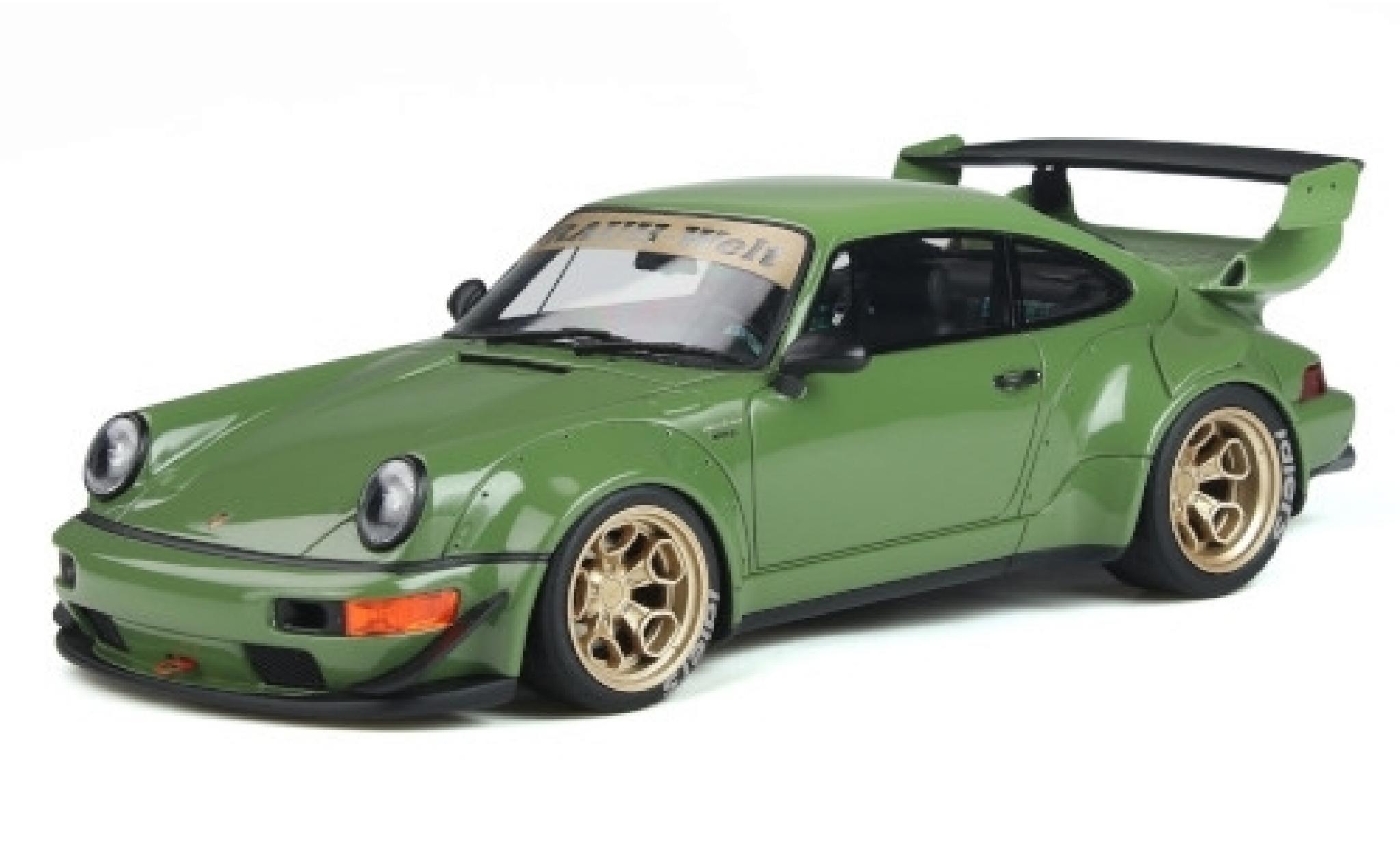 Porsche 911 1/18 GT Spirit RWB Body Kit groen modelauto