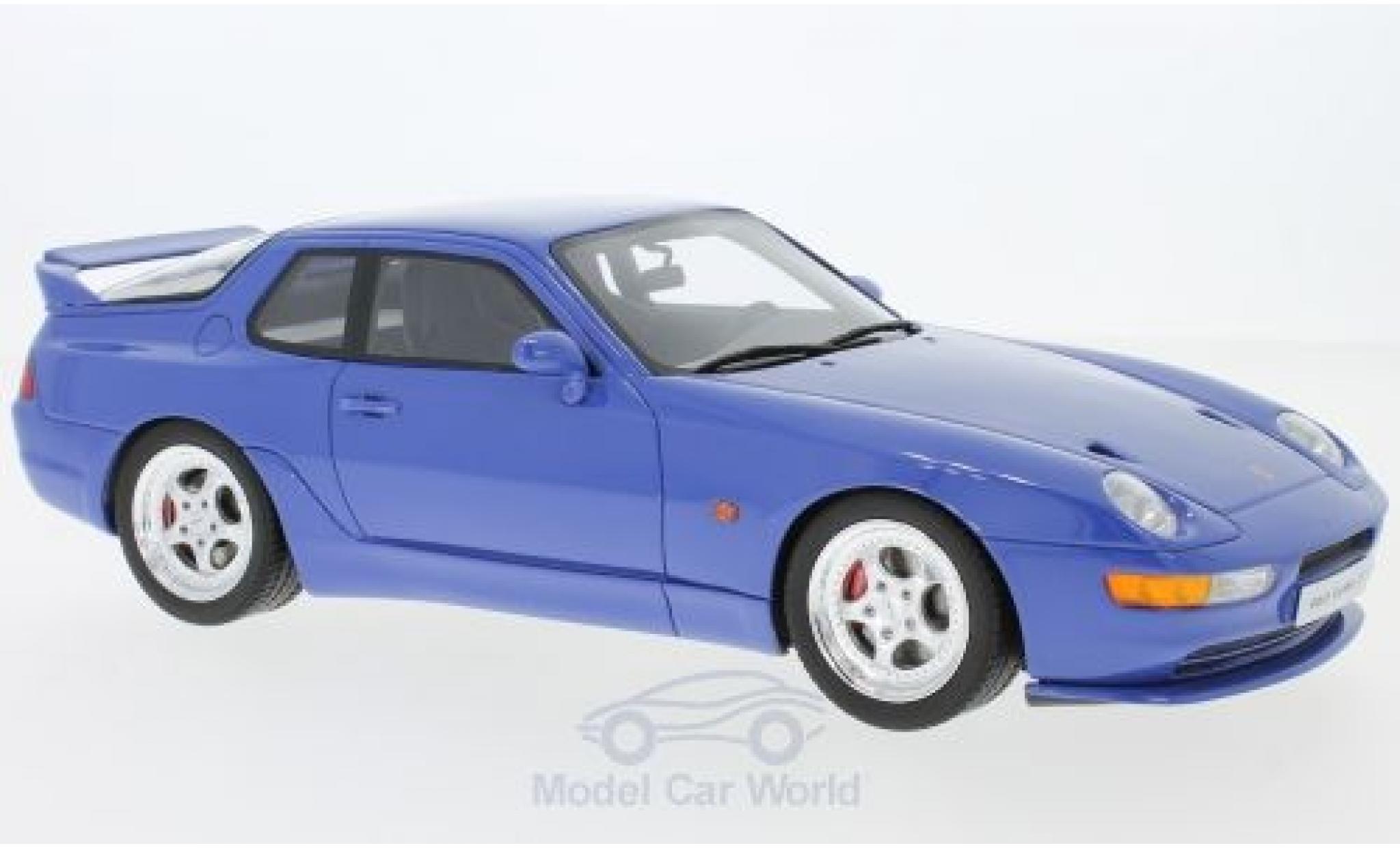 Porsche 968 1/18 GT Spirit Turbo S blauw modelauto