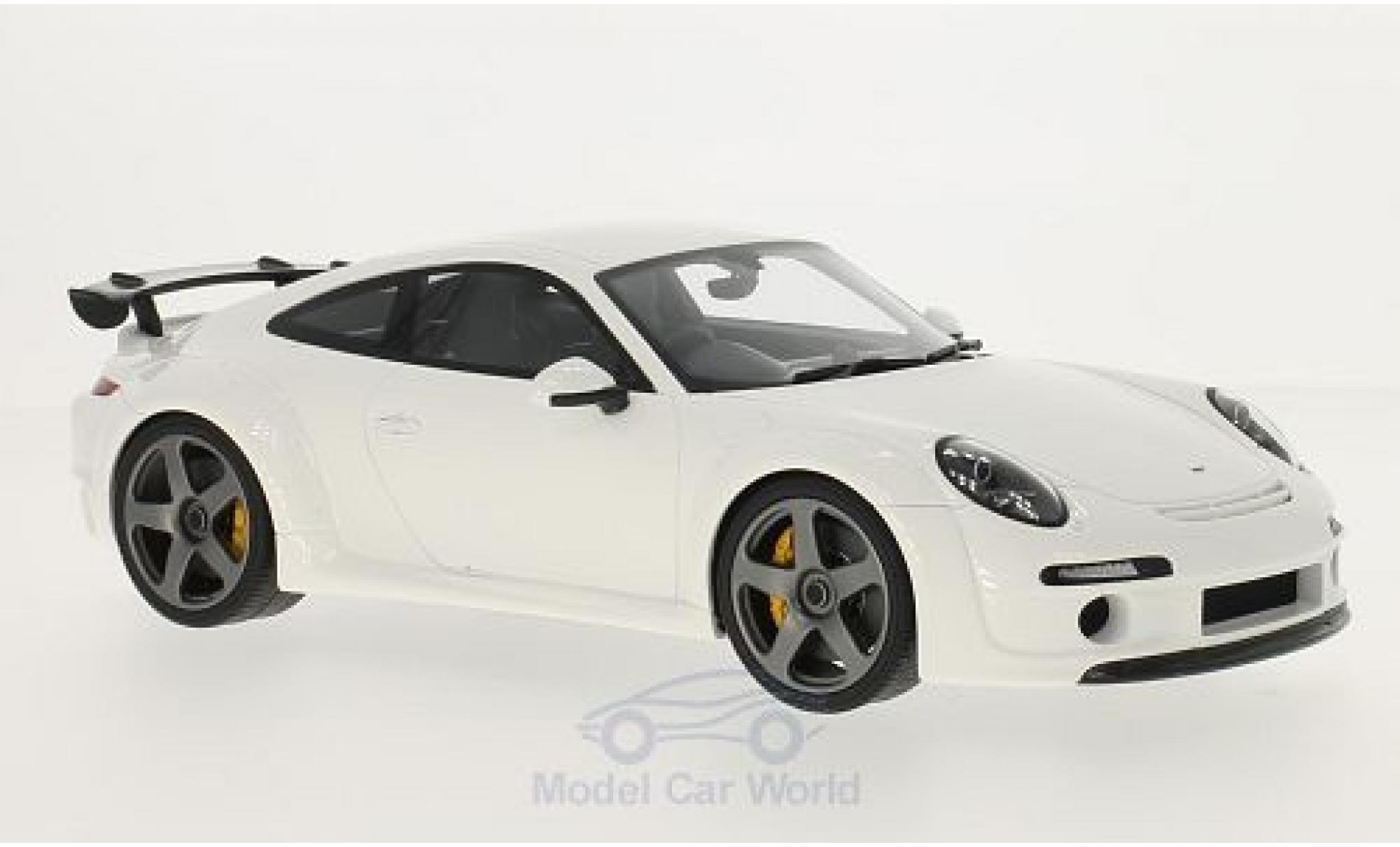 Ruf RGT 1/18 GT Spirit 4.2 wit RHD 2015 modelauto