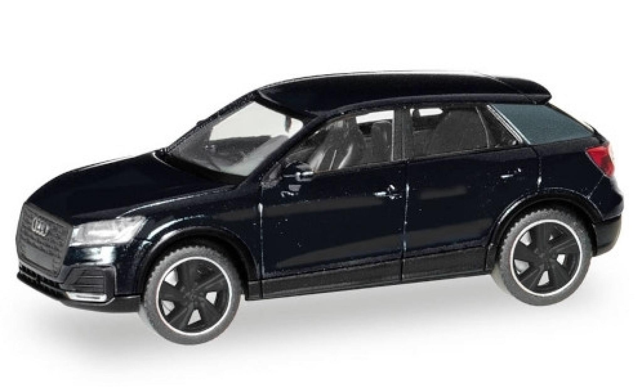 Audi Q2 1/87 Herpa zwart Black Edition modelauto