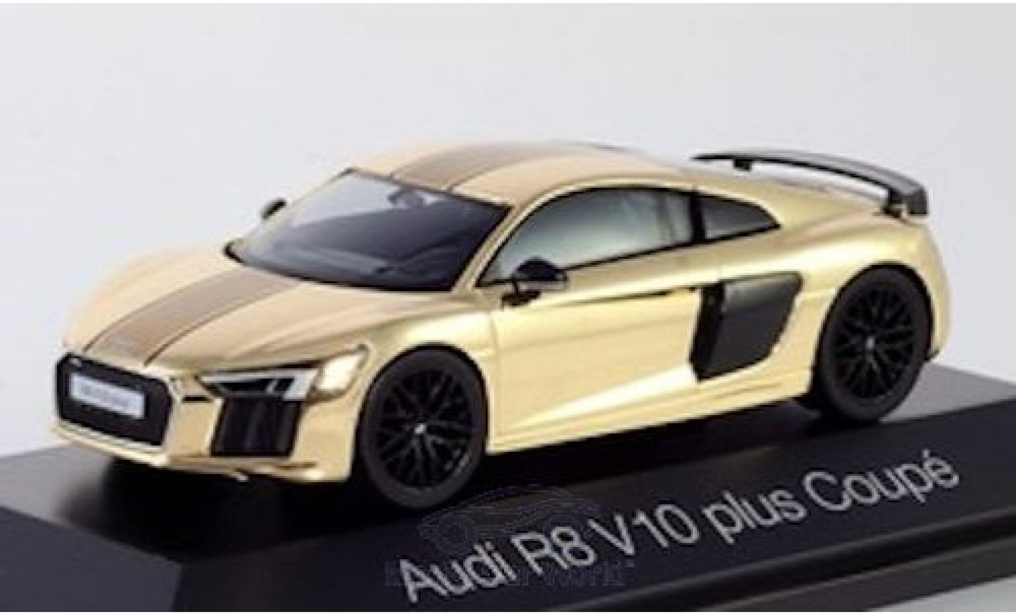 Audi R8 1/43 Herpa V10 Plus gold modelauto