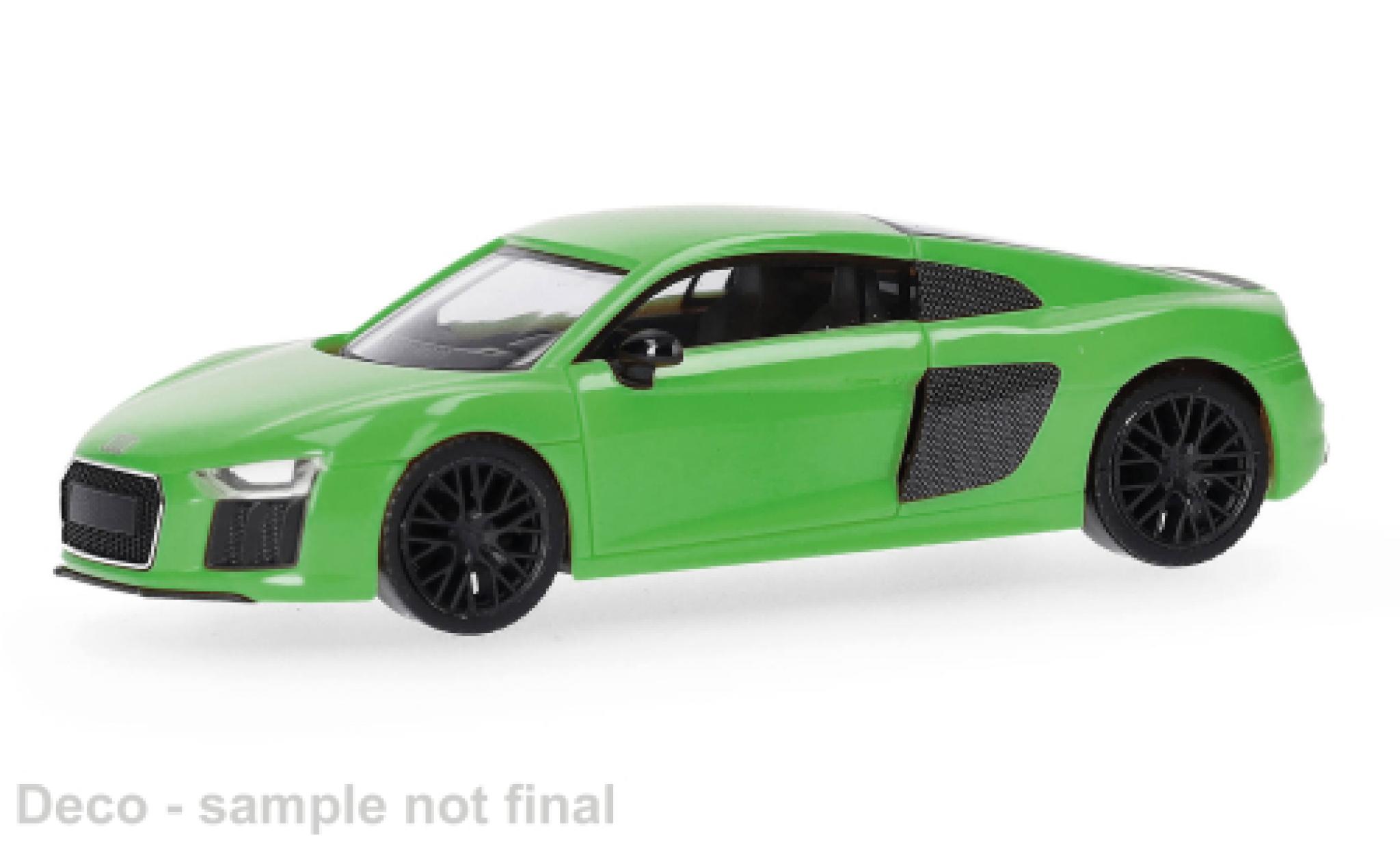 Audi R8 1/87 Herpa V10 Plus groen 1:87 modelauto